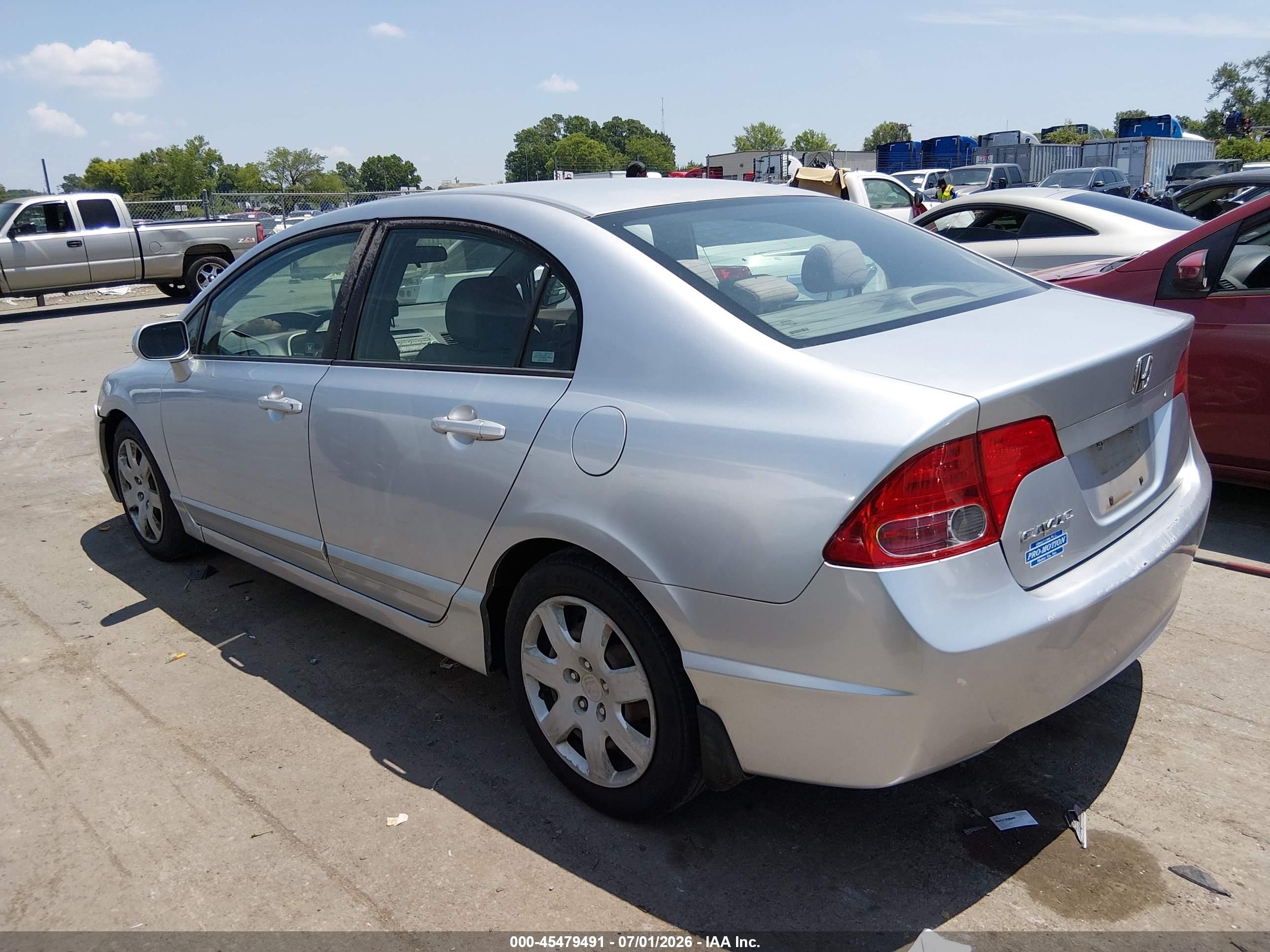 2008 Honda Civic Lx Серебряный vin: 2HGFA16548H357741