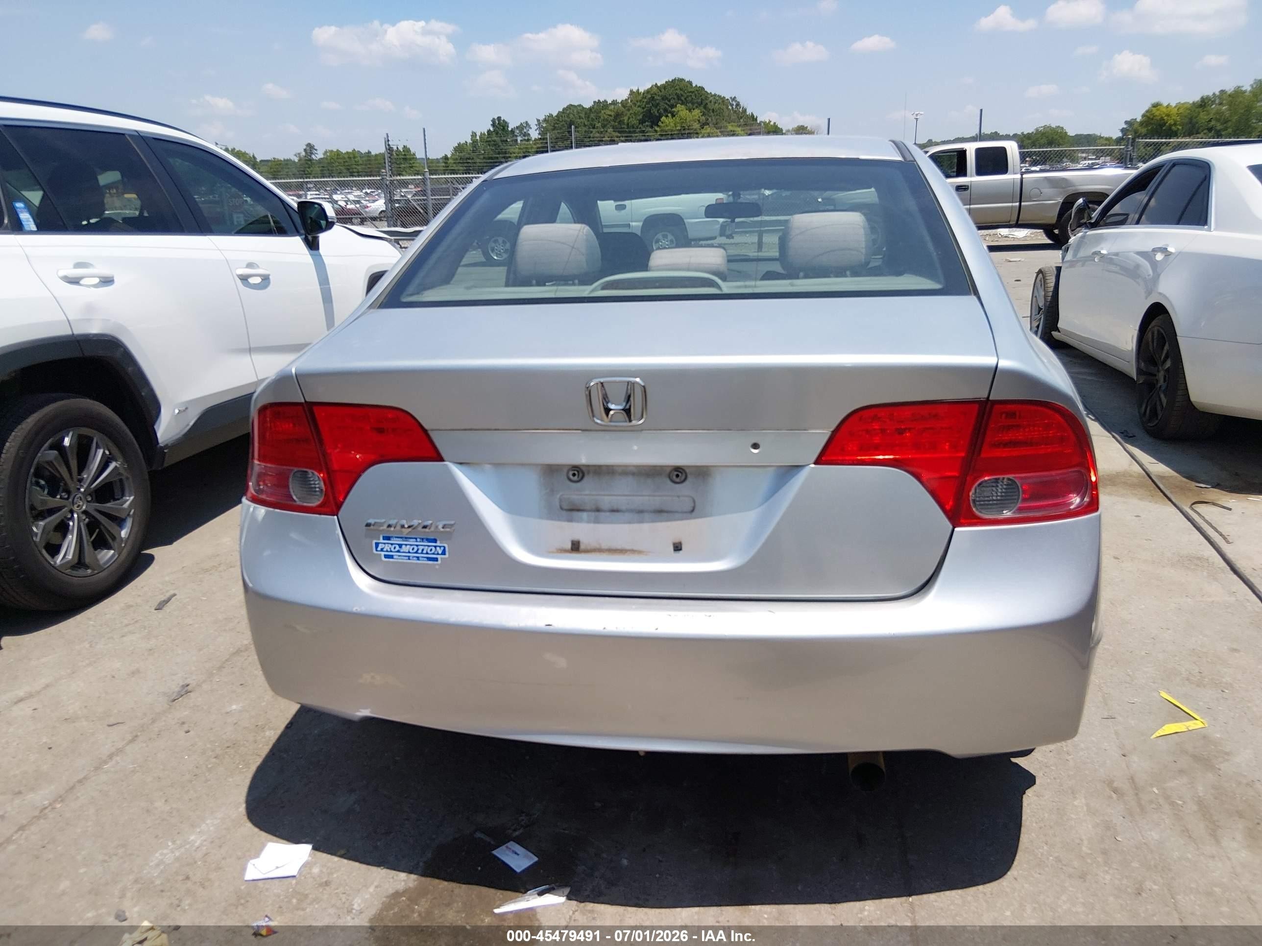 2008 Honda Civic Lx Серебряный vin: 2HGFA16548H357741