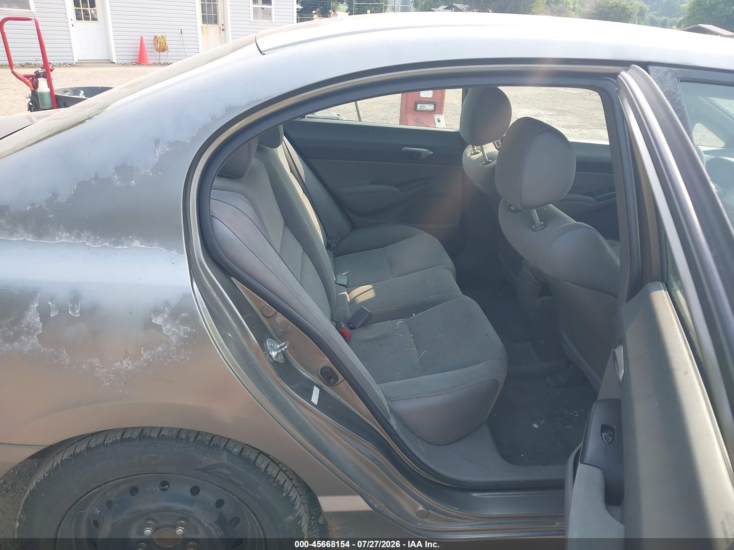 2008 Honda Civic Lx Silver vin: 2HGFA16548H503667