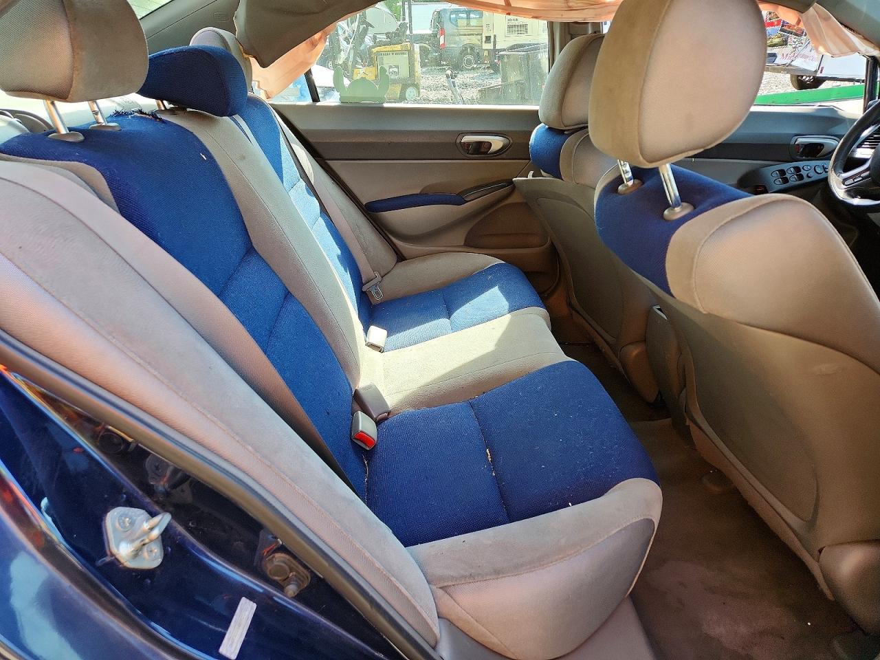2008 Honda Civic Lx Blue vin: 2HGFA16548H521053