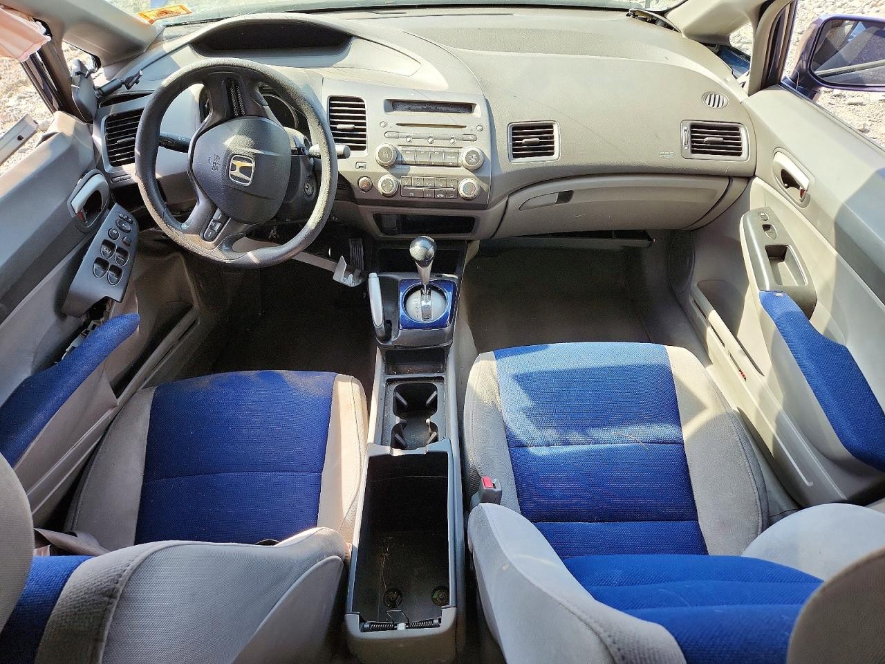 2008 Honda Civic Lx Blue vin: 2HGFA16548H521053