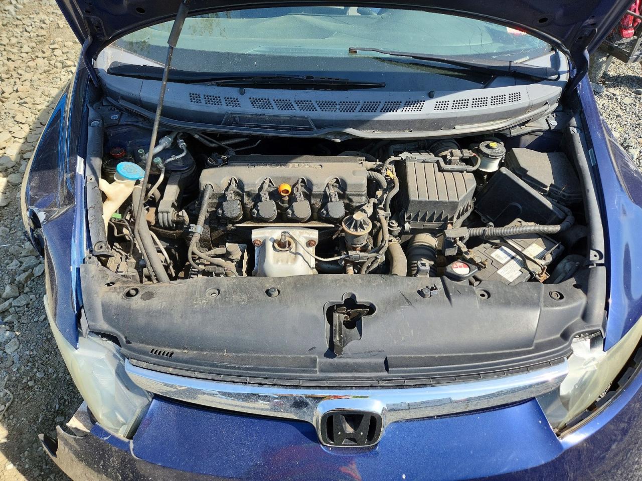 2008 Honda Civic Lx Blue vin: 2HGFA16548H521053