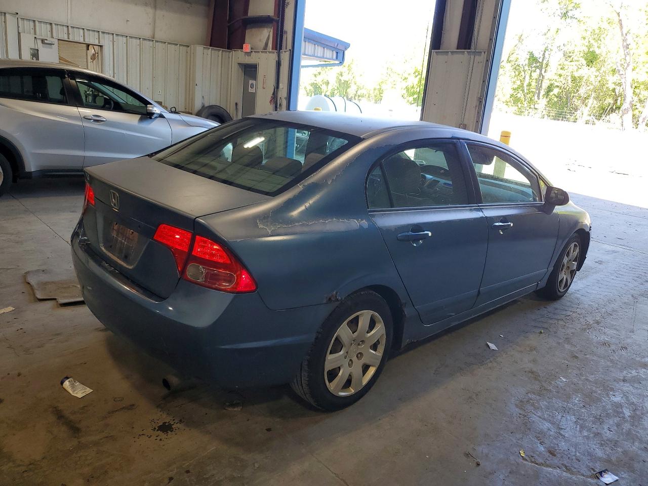 2008 Honda Civic Lx Blue vin: 2HGFA16548H522008