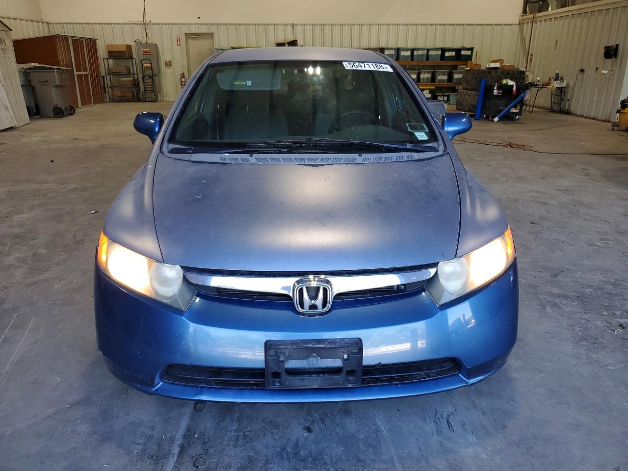 2008 Honda Civic Lx Blue vin: 2HGFA16548H522008