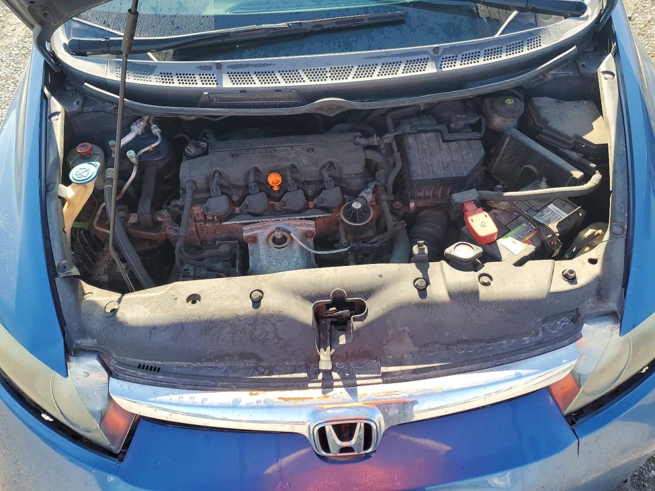 2008 Honda Civic Lx Blue vin: 2HGFA16548H527841