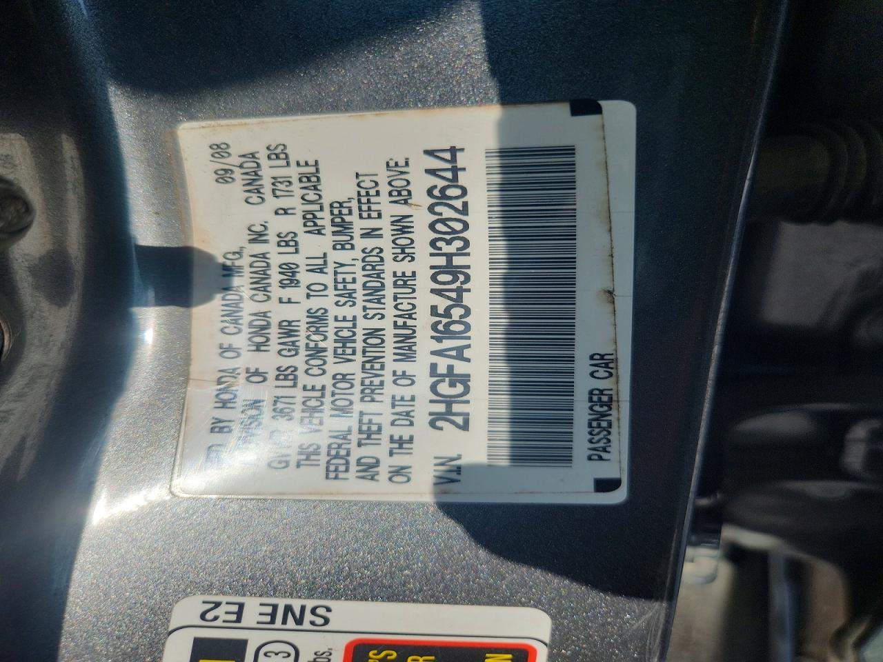 2009 Honda Civic Lx Gray vin: 2HGFA16549H302644
