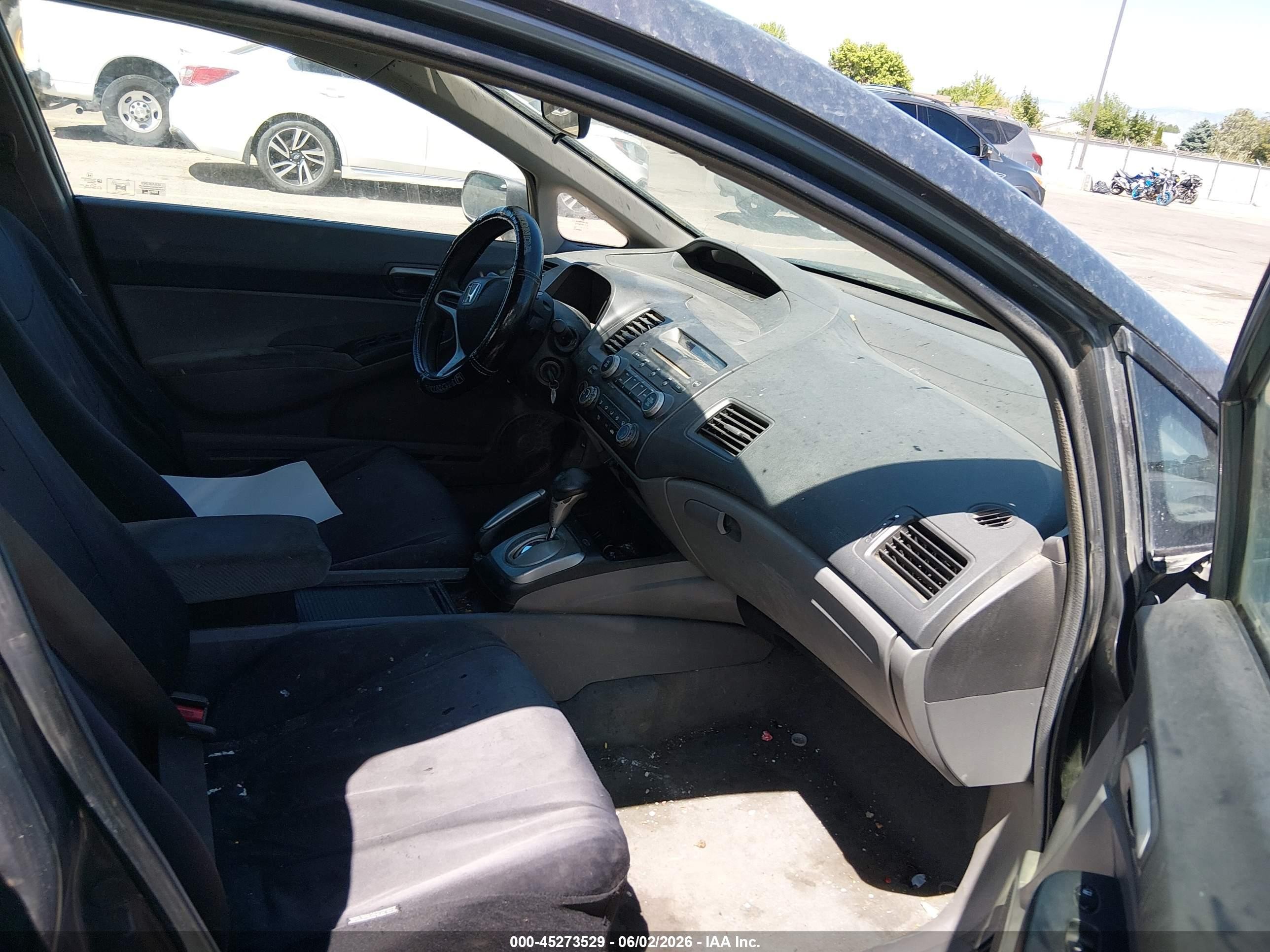 2009 Honda Civic Lx Gray vin: 2HGFA16549H313160