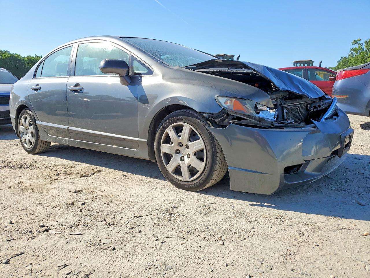2009 Honda Civic Lx Серый vin: 2HGFA16549H313336