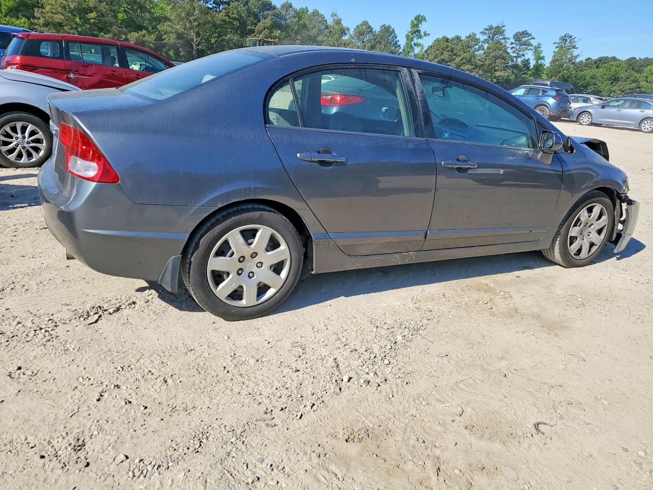 2009 Honda Civic Lx Серый vin: 2HGFA16549H313336