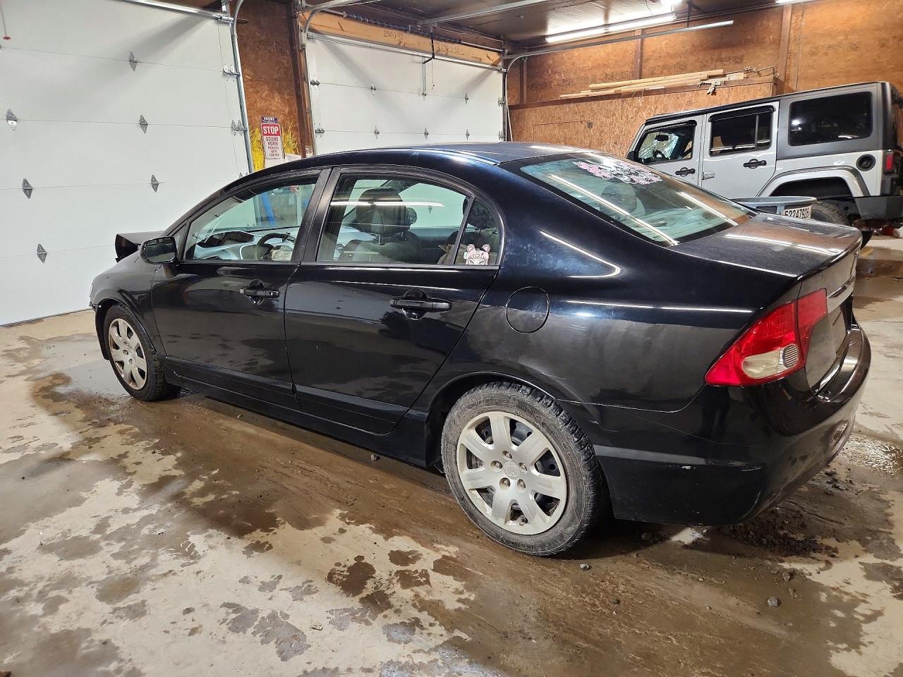 2009 Honda Civic Lx Black vin: 2HGFA16549H316852