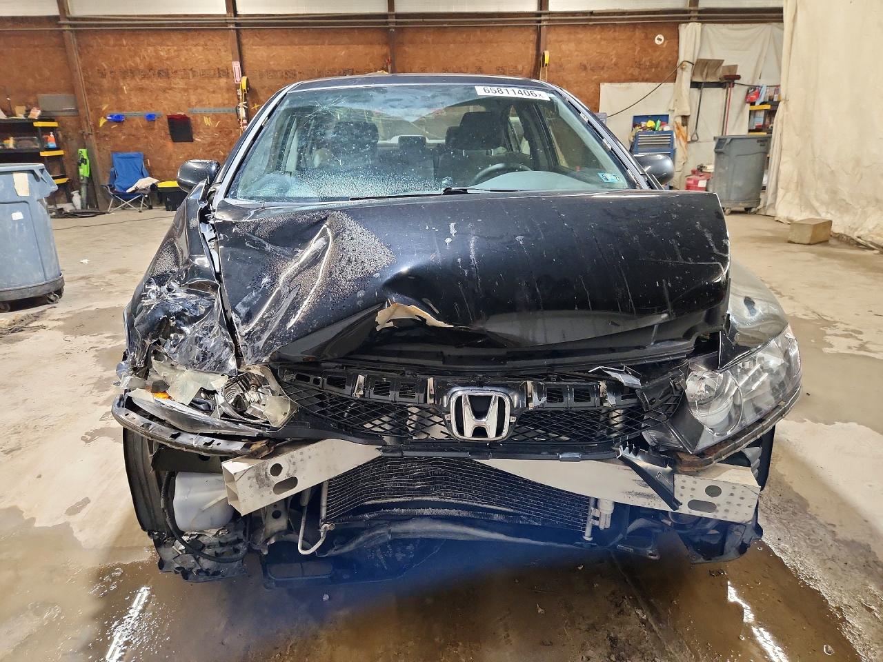 2009 Honda Civic Lx Black vin: 2HGFA16549H316852