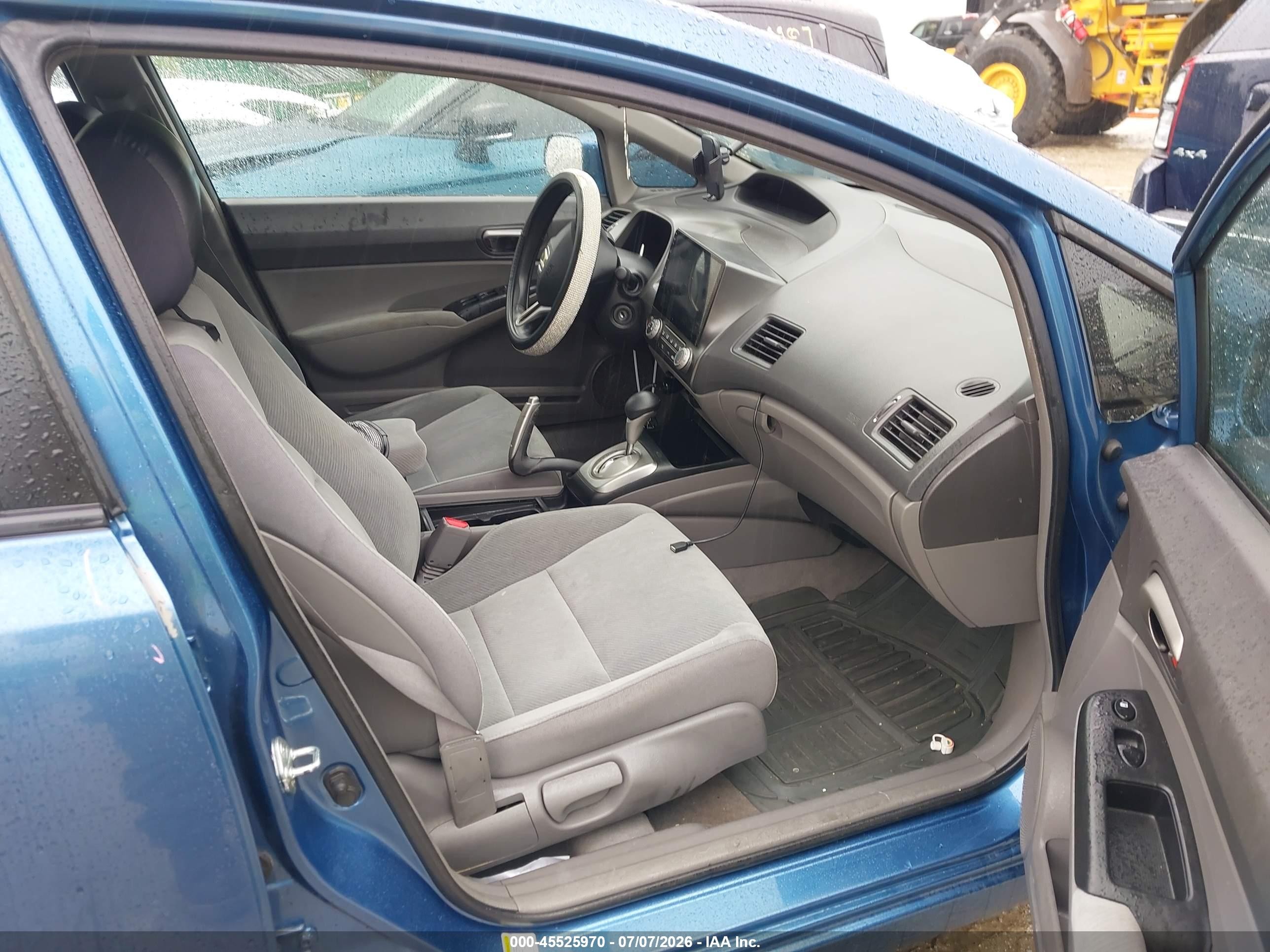 2009 Honda Civic Lx Blue vin: 2HGFA16549H326698