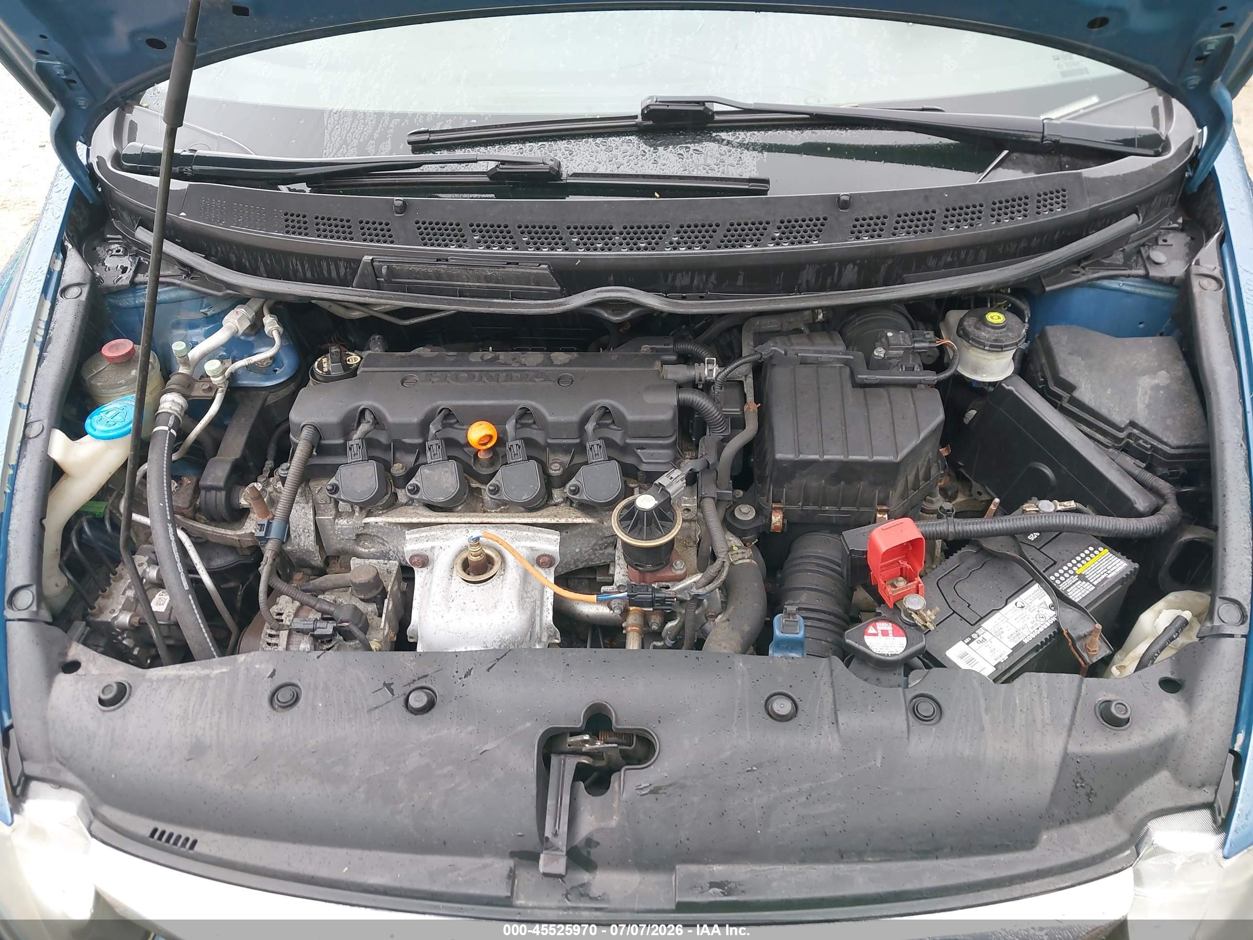 2009 Honda Civic Lx Blue vin: 2HGFA16549H326698