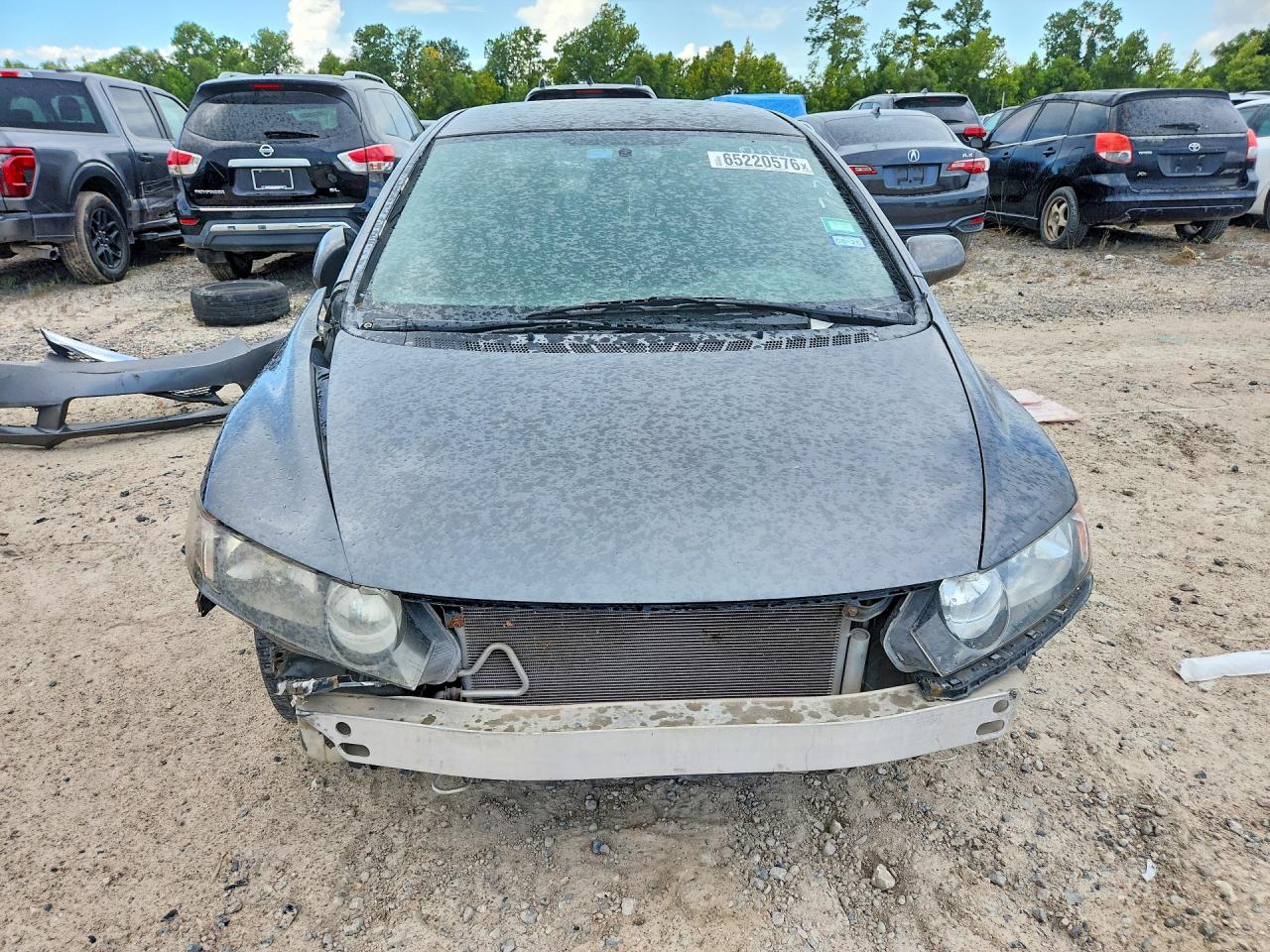 2009 Honda Civic Lx Gray vin: 2HGFA16549H328063