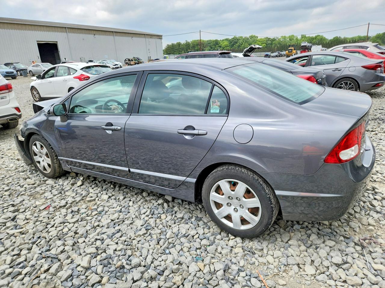 2009 Honda Civic Lx Gray vin: 2HGFA16549H358521