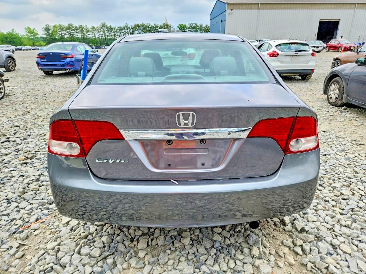 2009 Honda Civic Lx Gray vin: 2HGFA16549H358521
