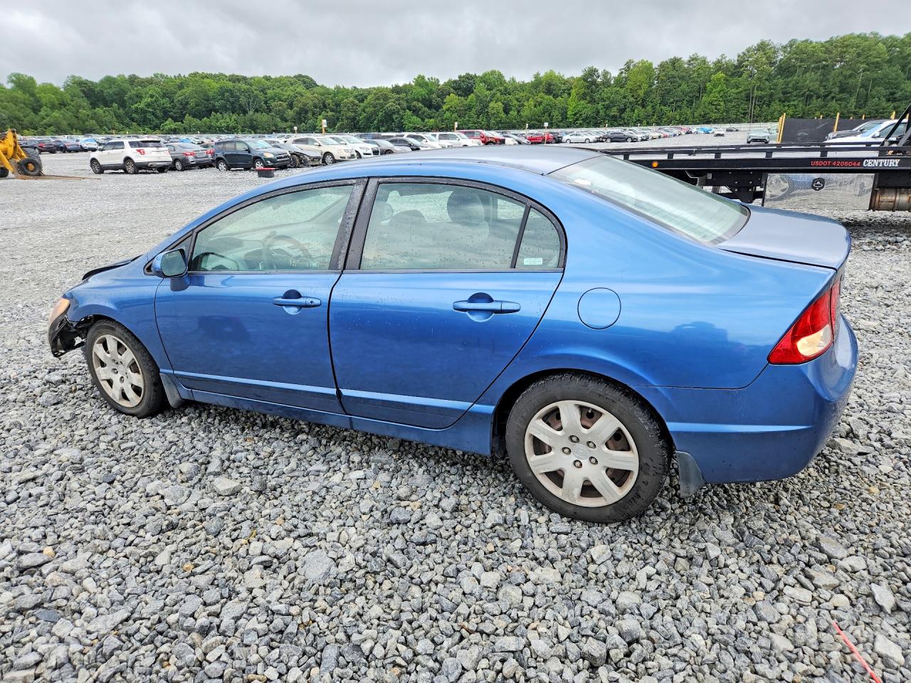 2009 Honda Civic Lx Blue vin: 2HGFA16549H526934