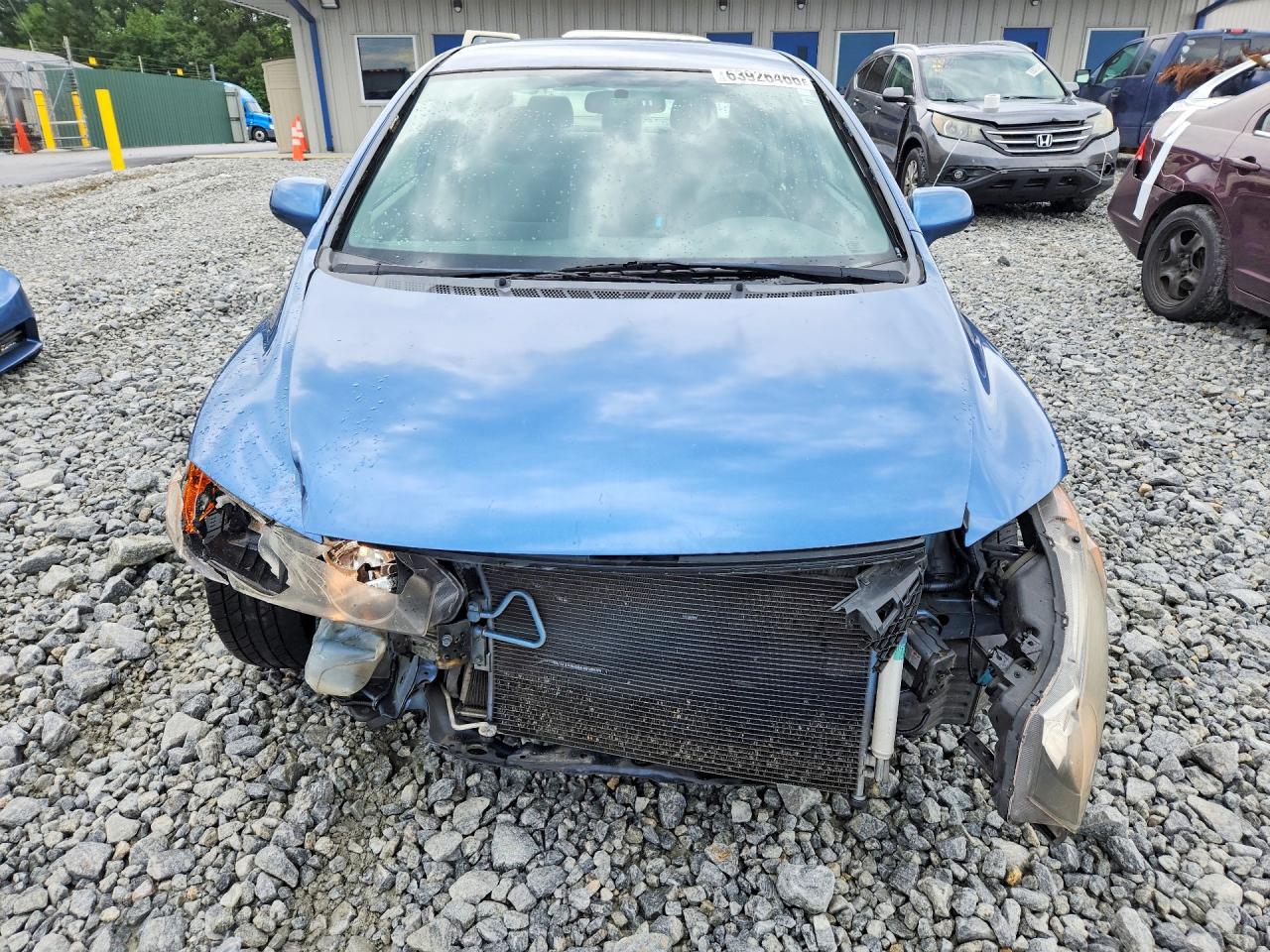 2009 Honda Civic Lx Blue vin: 2HGFA16549H526934