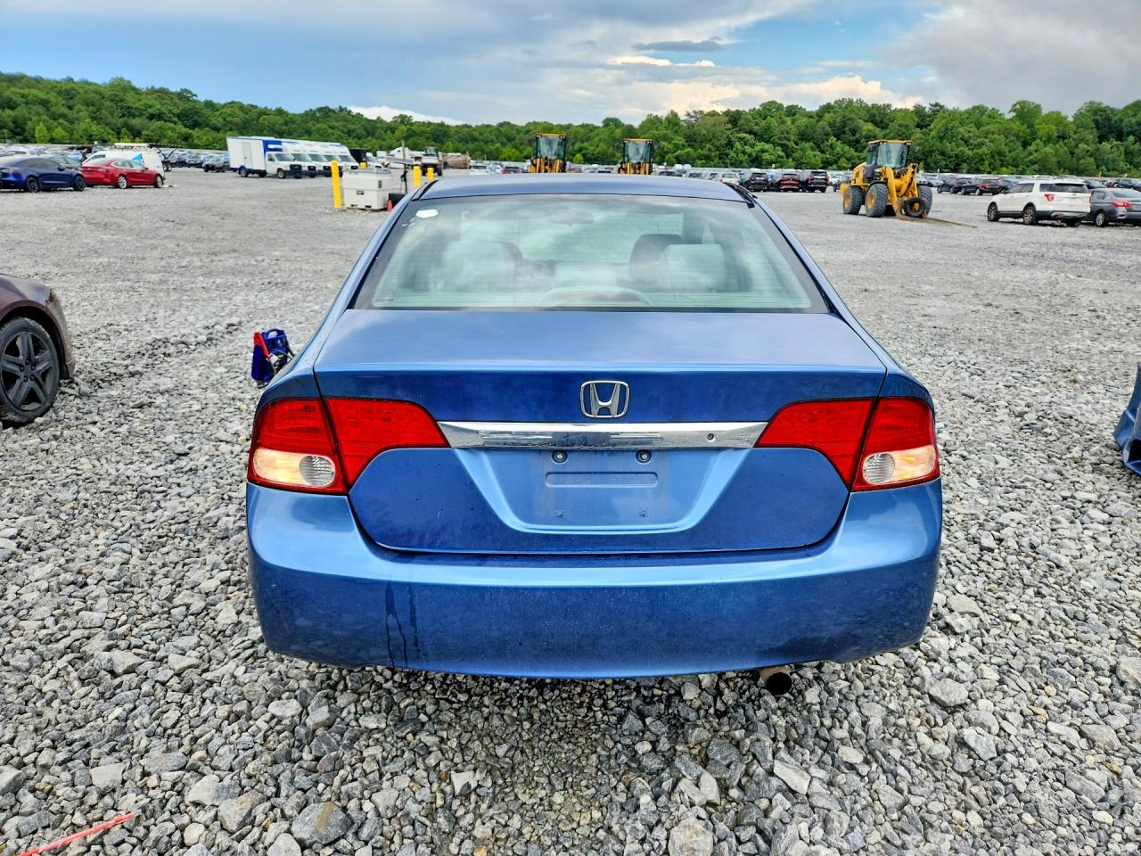 2009 Honda Civic Lx Blue vin: 2HGFA16549H526934