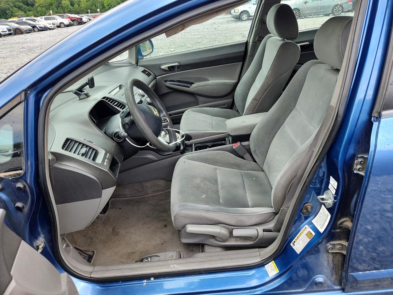 2009 Honda Civic Lx Blue vin: 2HGFA16549H526934