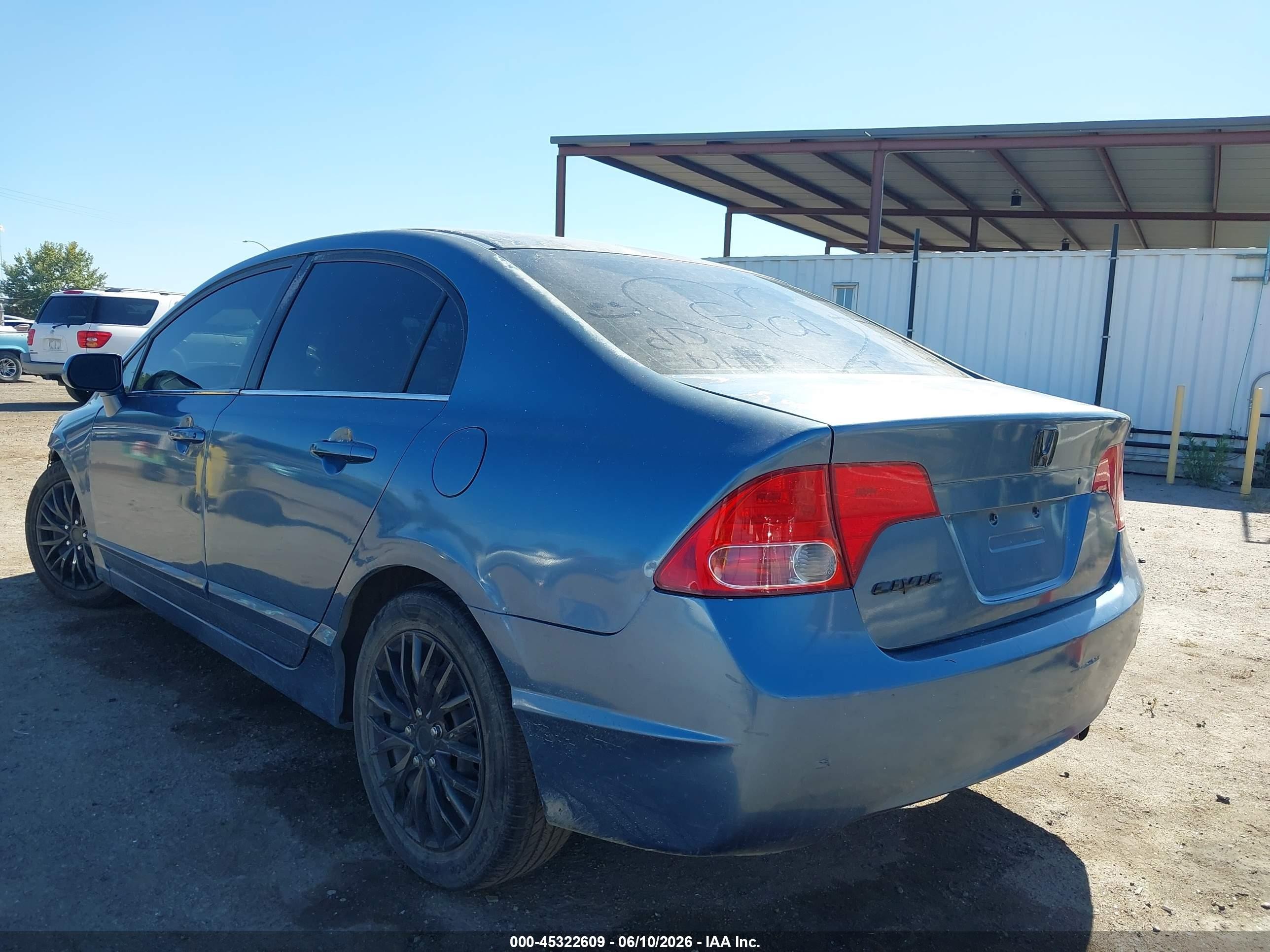2006 Honda Civic Lx Синий vin: 2HGFA16556H507997