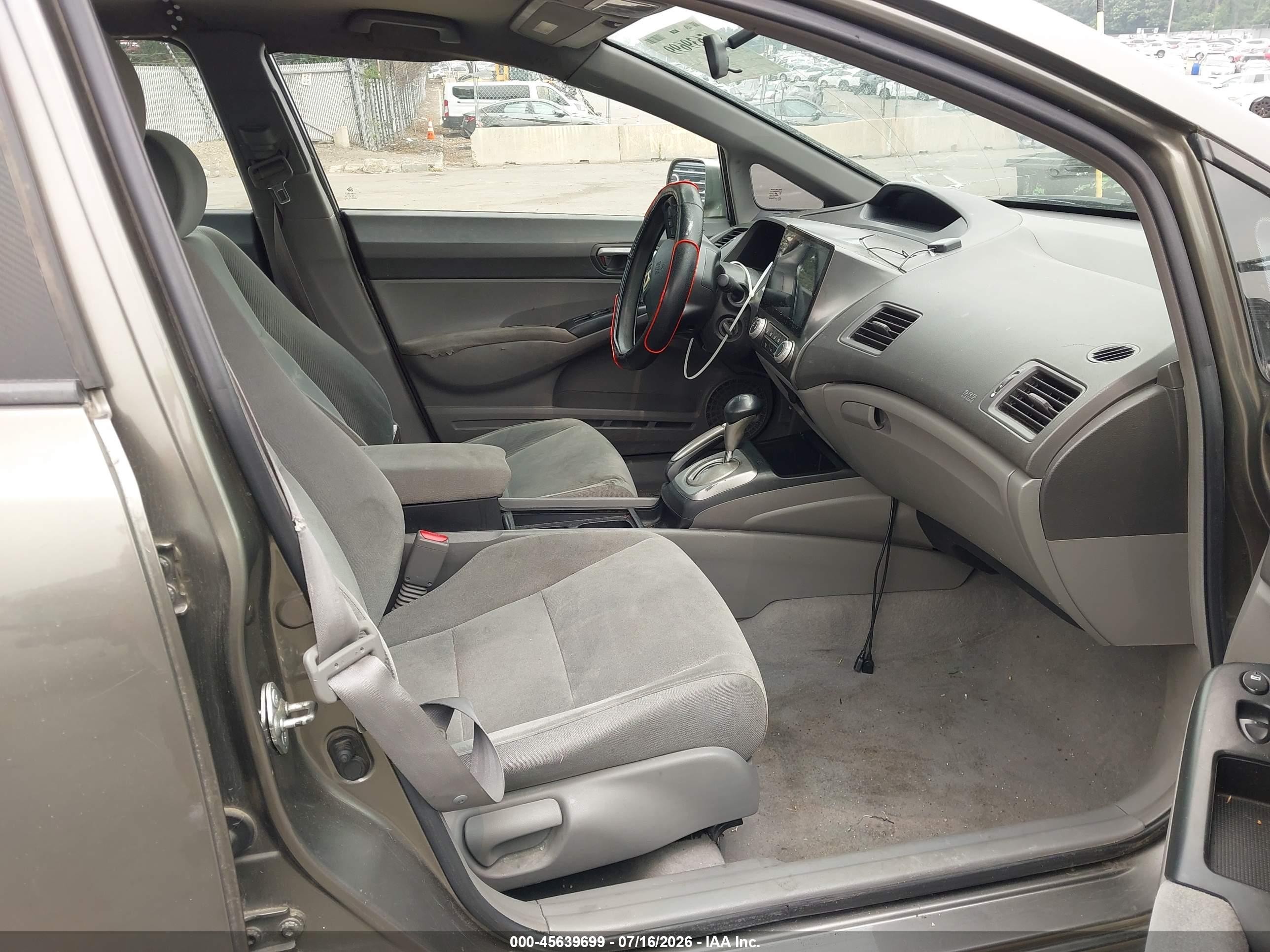 2006 Honda Civic Lx Gray vin: 2HGFA16556H514285