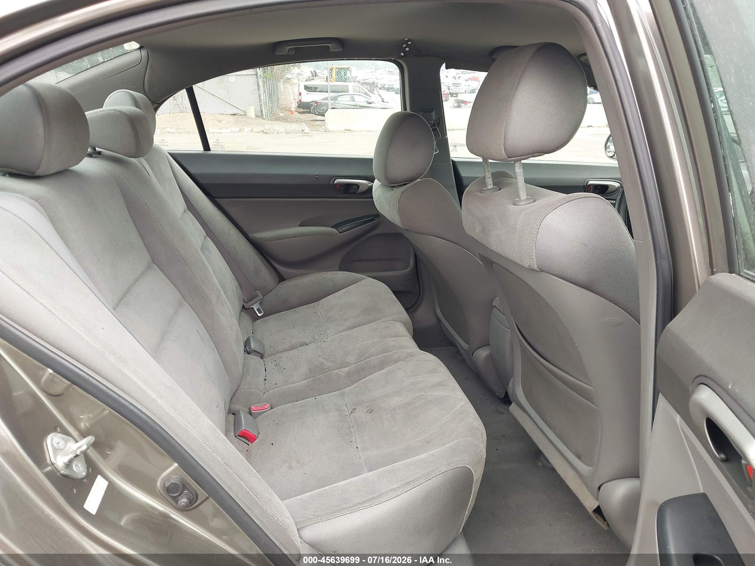 2006 Honda Civic Lx Gray vin: 2HGFA16556H514285