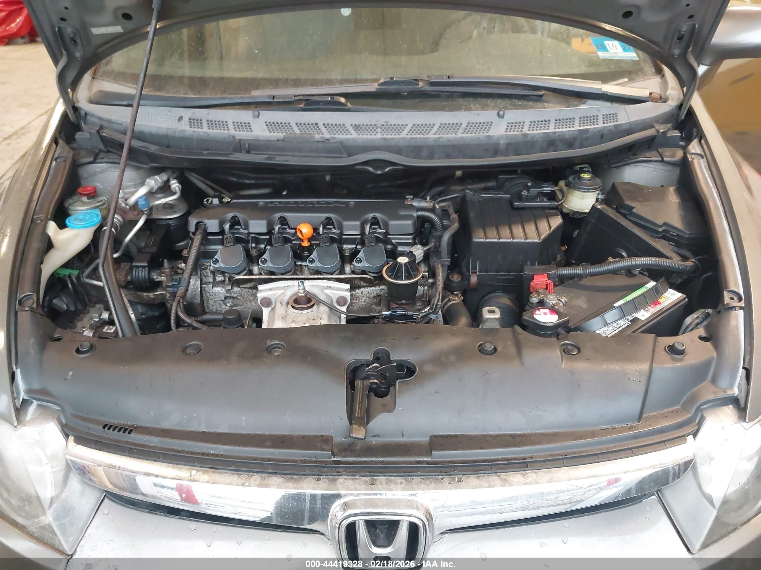 2006 Honda Civic Lx Gray vin: 2HGFA16556H518563