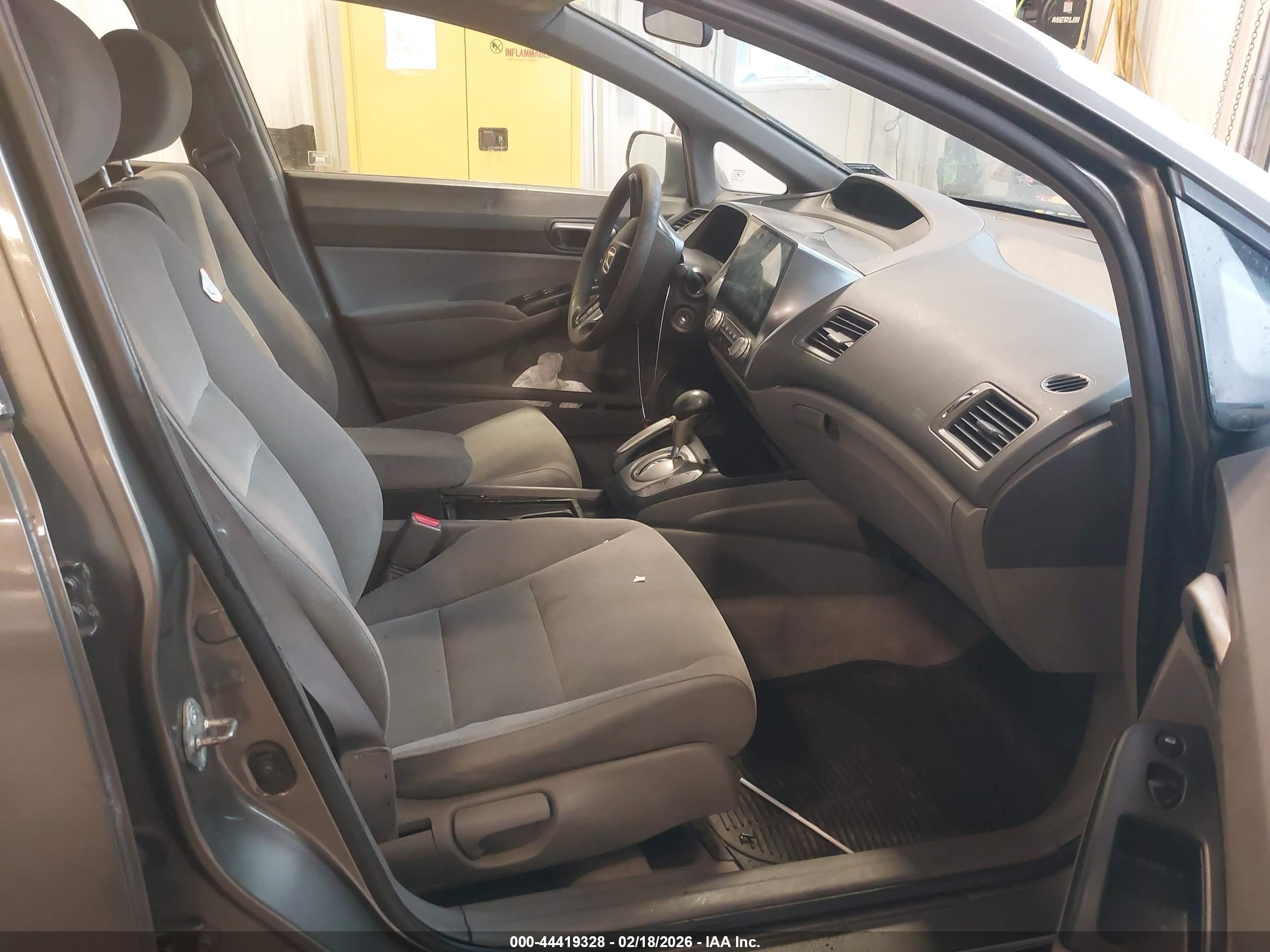 2006 Honda Civic Lx Gray vin: 2HGFA16556H518563