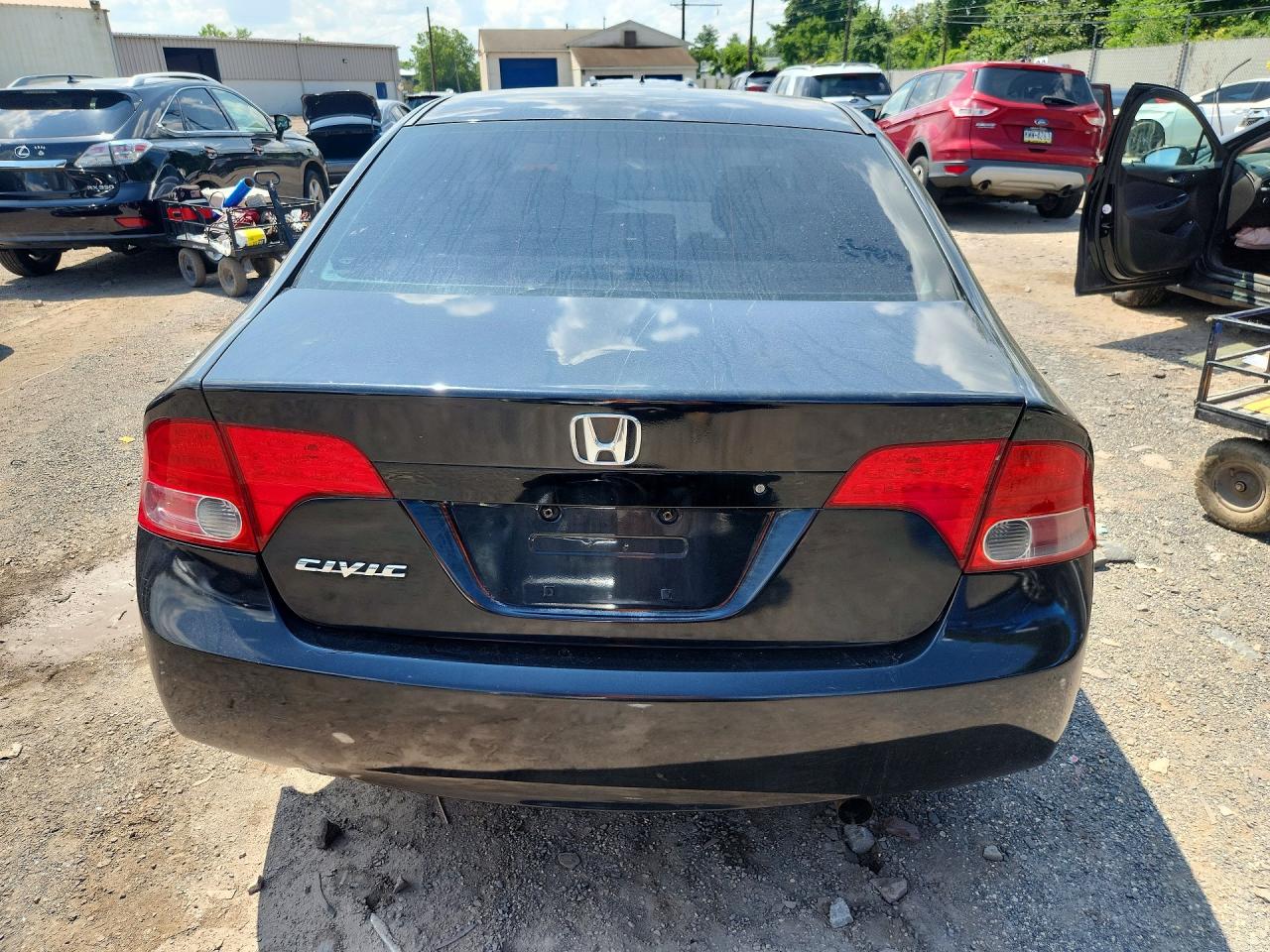 2006 Honda Civic Lx Blue vin: 2HGFA16556H525223