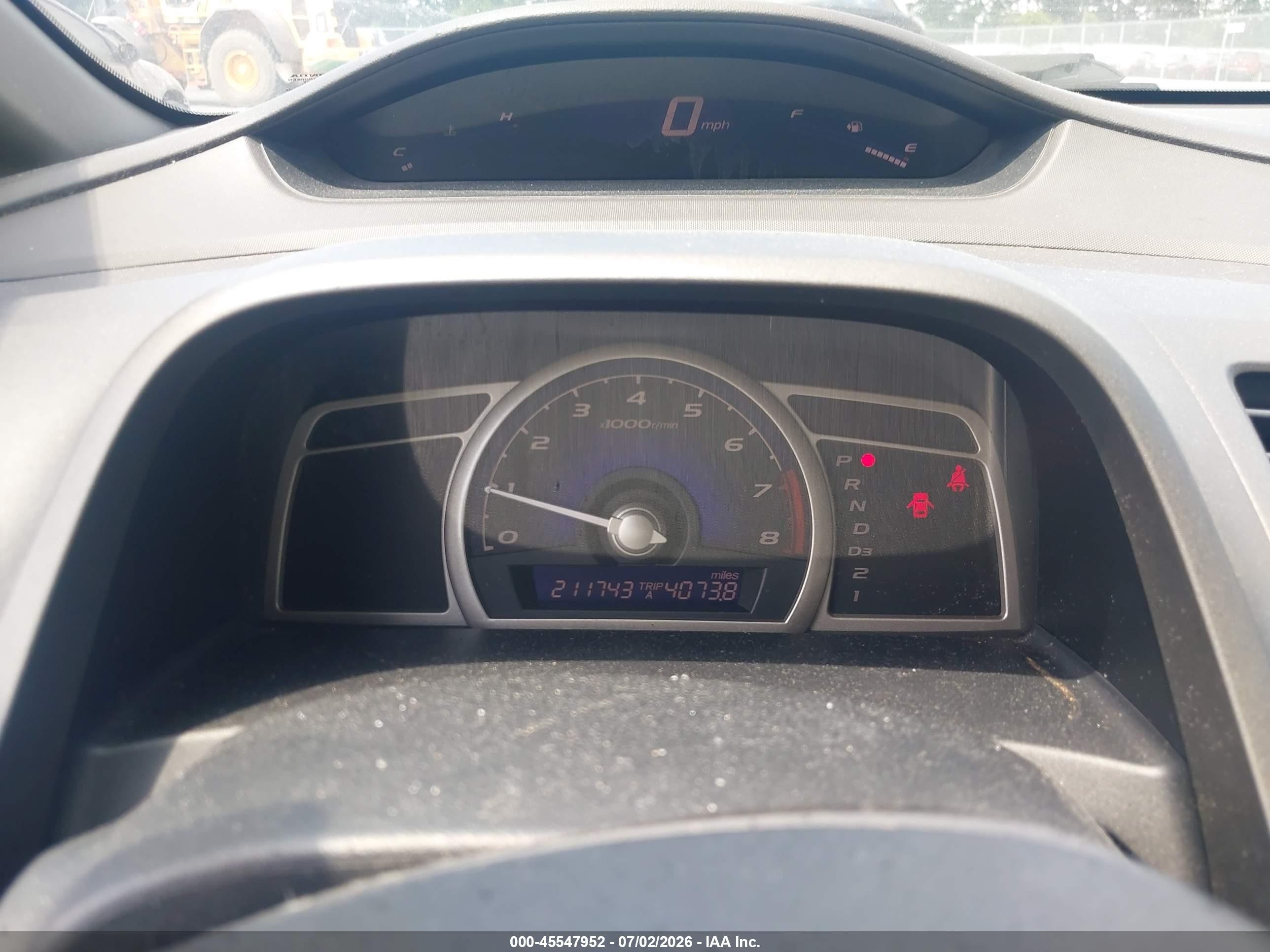 2007 Honda Civic Lx Gray vin: 2HGFA16557H313147
