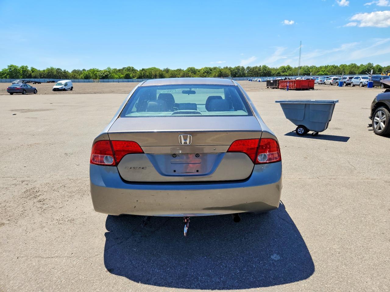 2007 Honda Civic Lx Tan vin: 2HGFA16557H502977