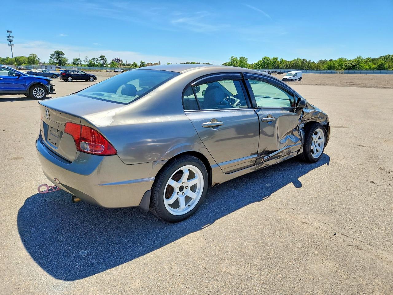 2007 Honda Civic Lx Tan vin: 2HGFA16557H502977