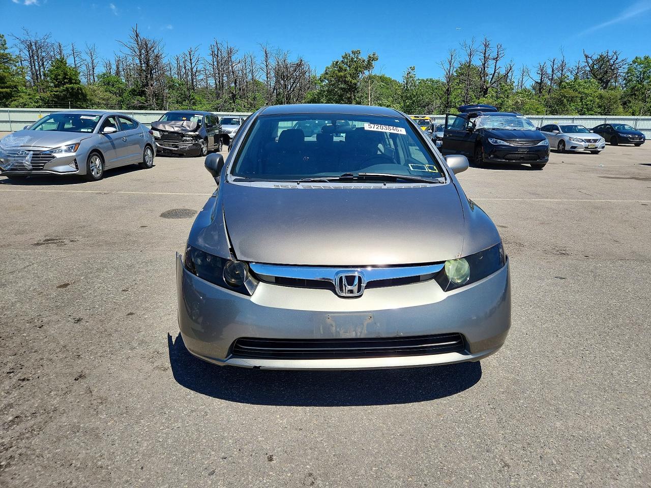 2007 Honda Civic Lx Tan vin: 2HGFA16557H502977
