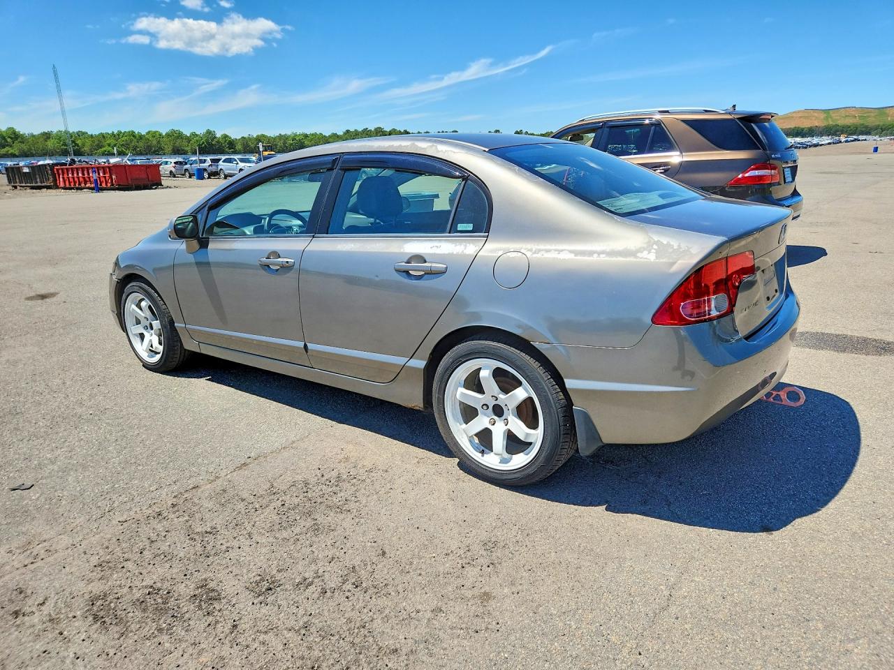 2007 Honda Civic Lx Tan vin: 2HGFA16557H502977