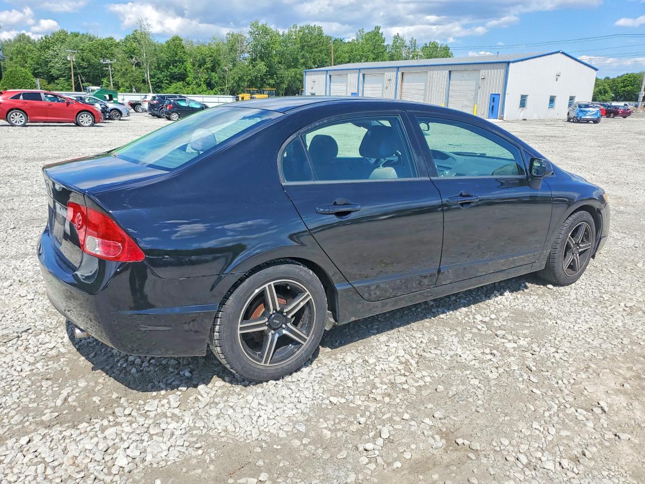 2007 Honda Civic Lx Черный vin: 2HGFA16557H503174