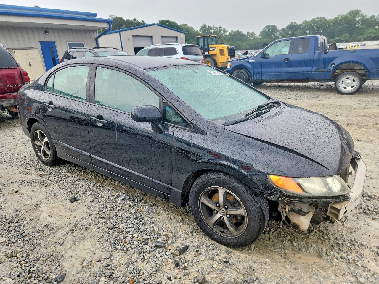 2008 Hond Civic Lx Черный vin: 2HGFA16558H323078