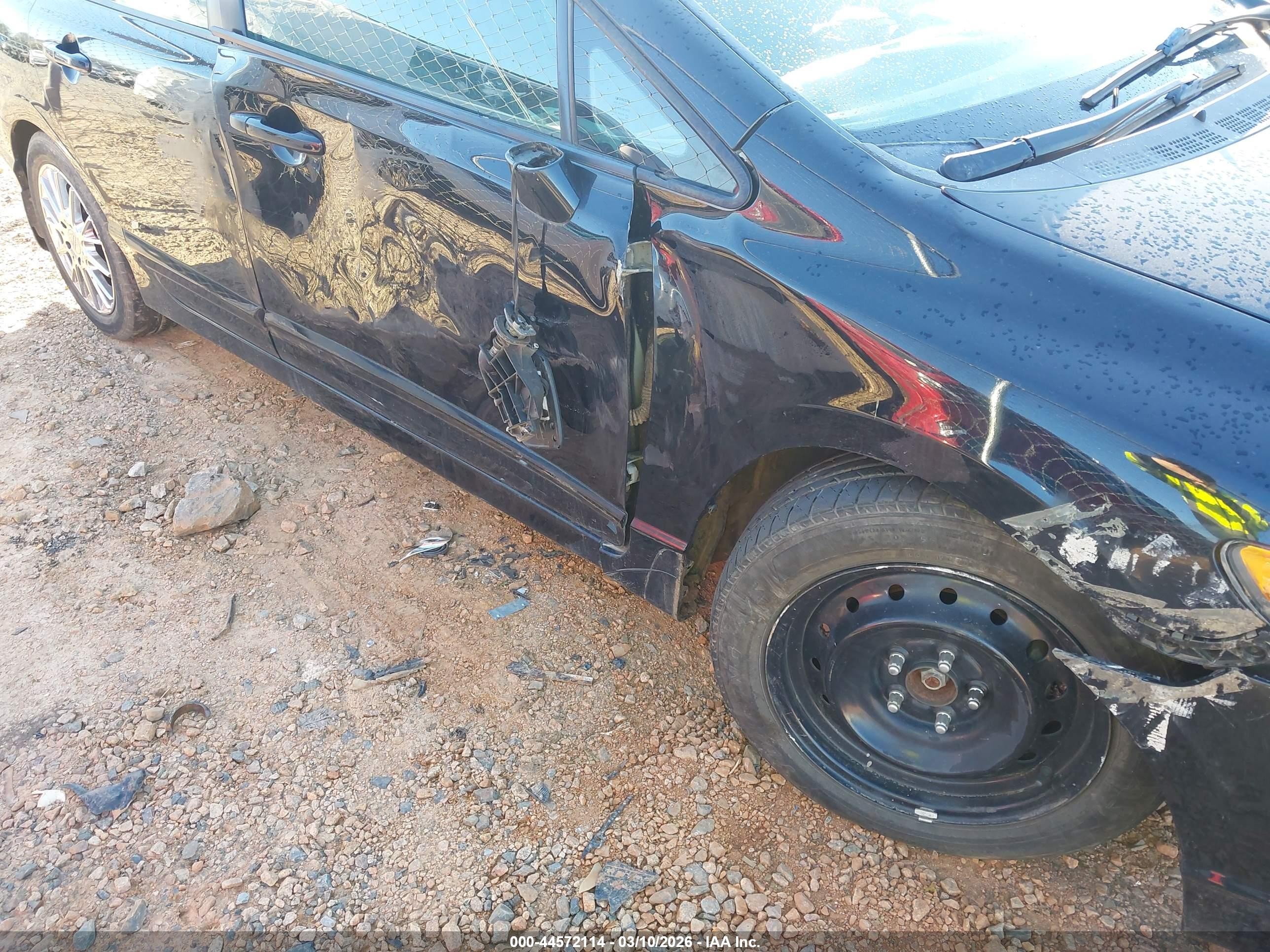 2008 Honda Civic Lx Black vin: 2HGFA16558H327082