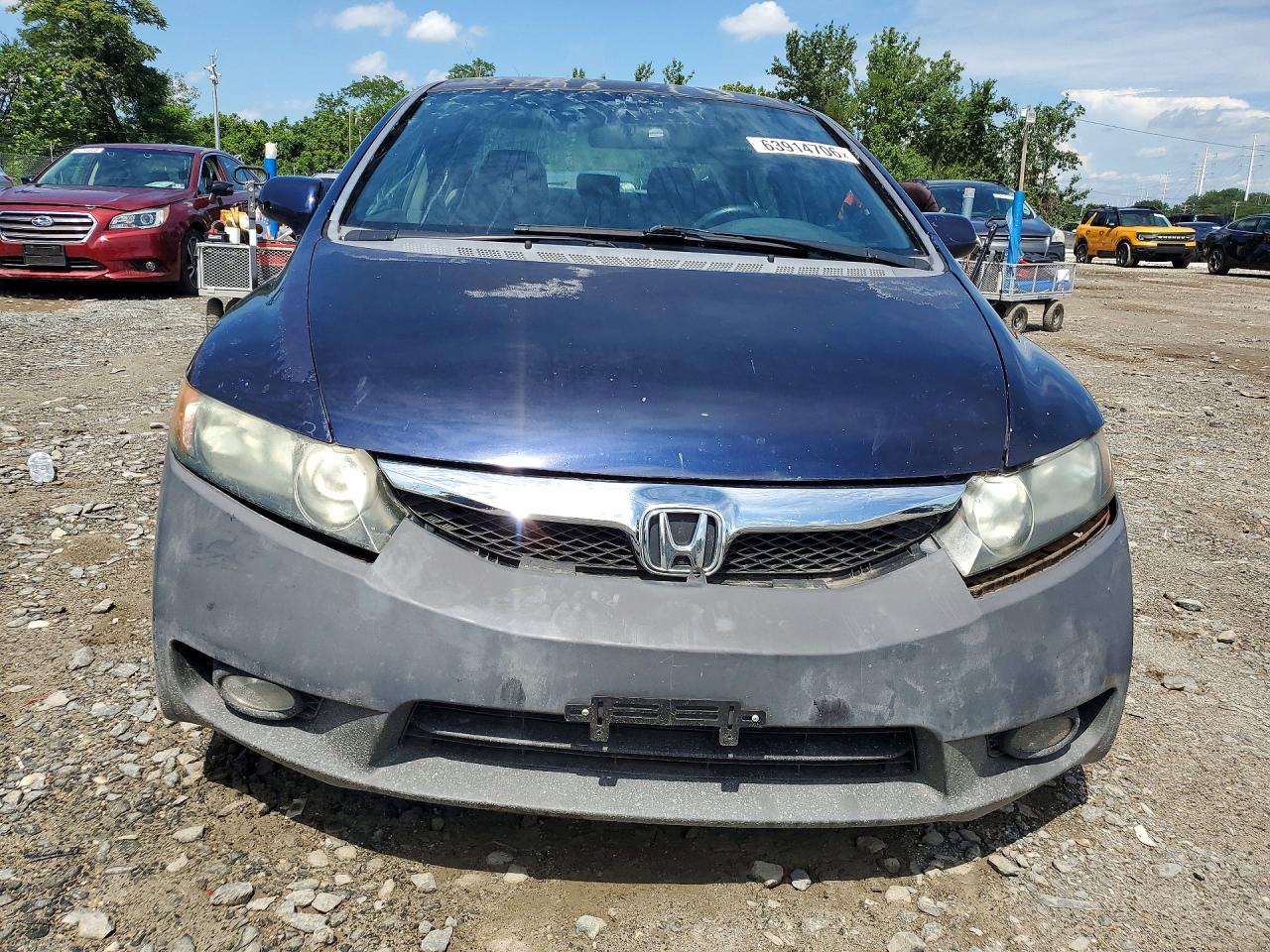 2008 Honda Civic Lx Blue vin: 2HGFA16558H509932