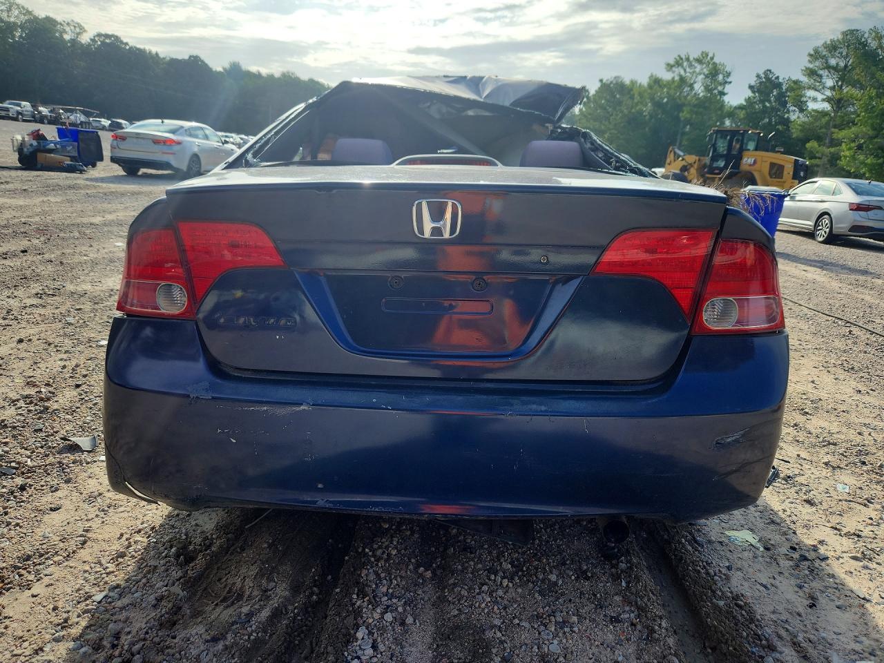 2008 Honda Civic Lx Blue vin: 2HGFA16558H510353