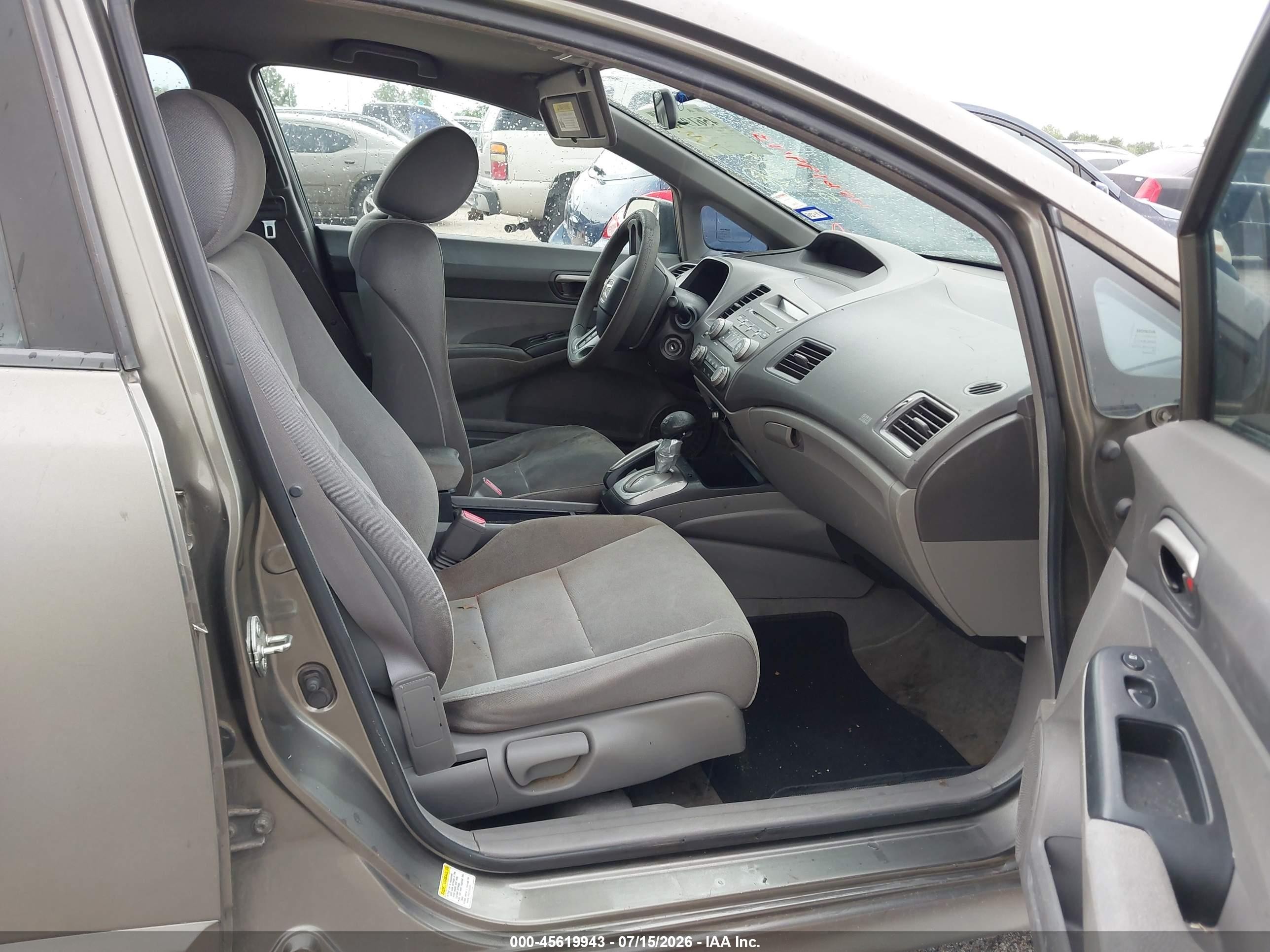 2008 Honda Civic Lx Beige vin: 2HGFA16558H516444