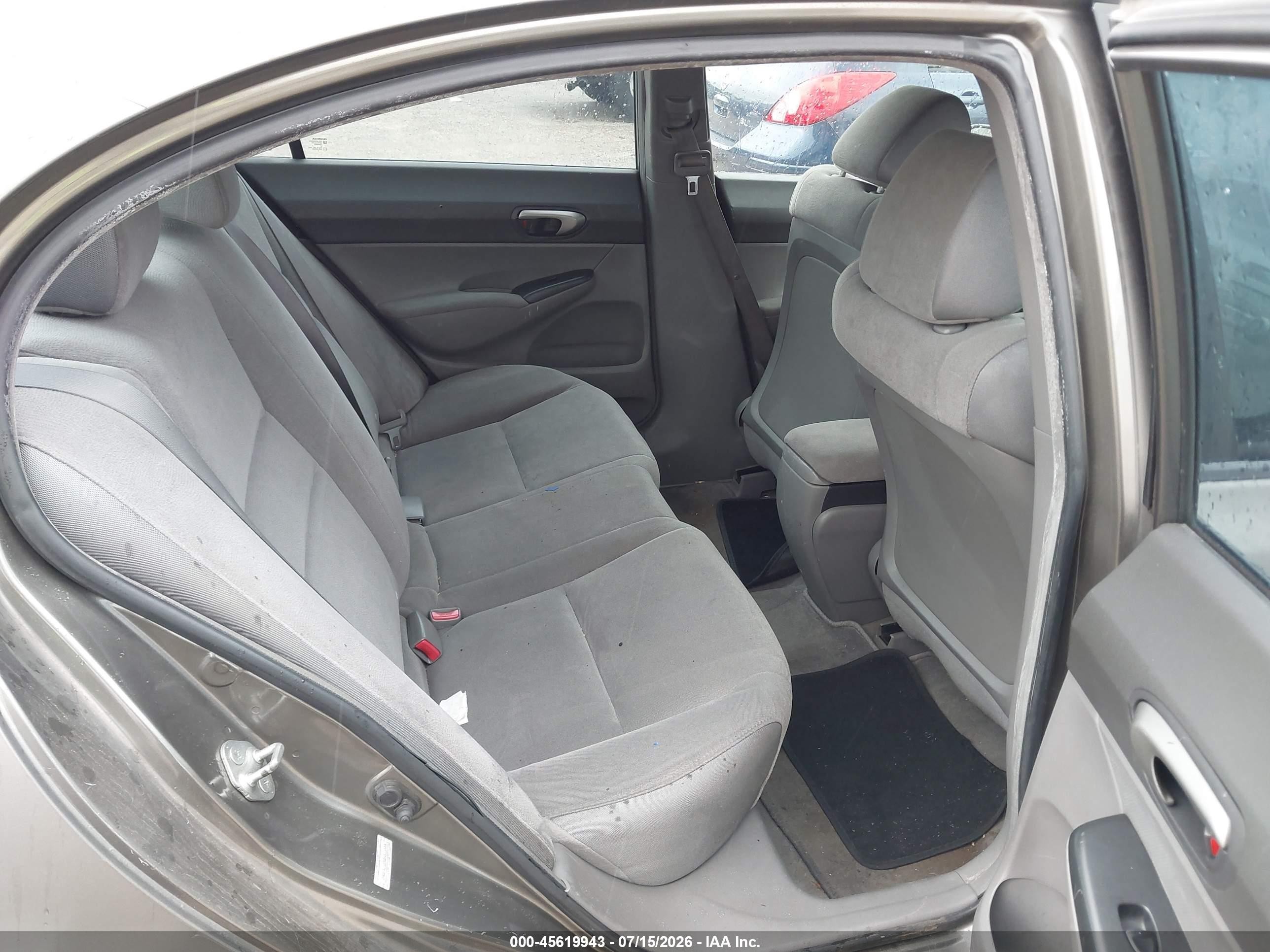2008 Honda Civic Lx Beige vin: 2HGFA16558H516444