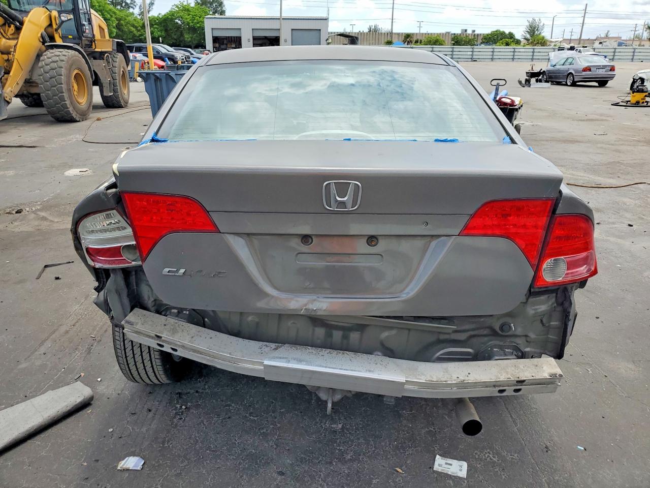 2008 Honda Civic Lx Gray vin: 2HGFA16558H524673