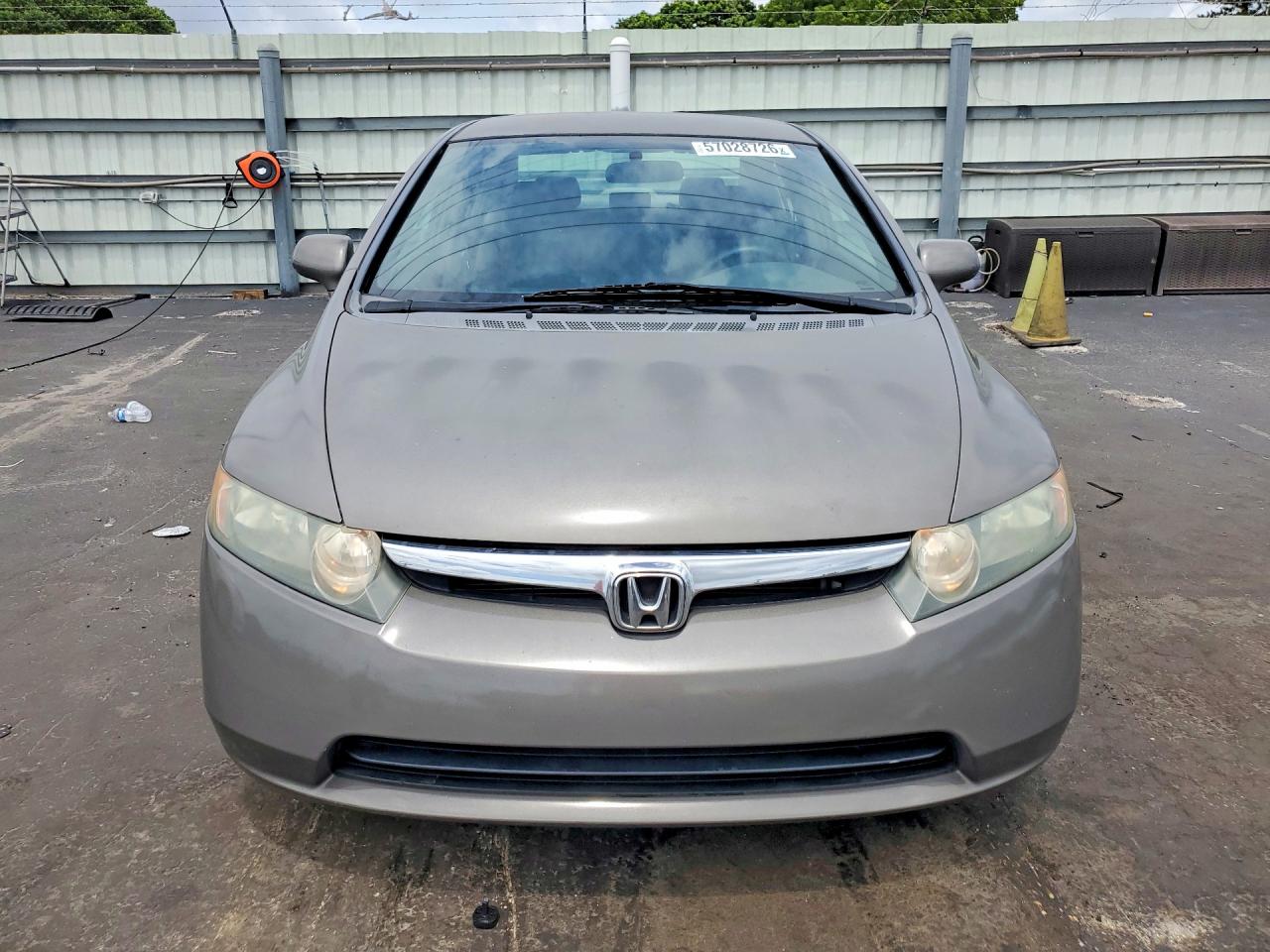 2008 Honda Civic Lx Gray vin: 2HGFA16558H524673