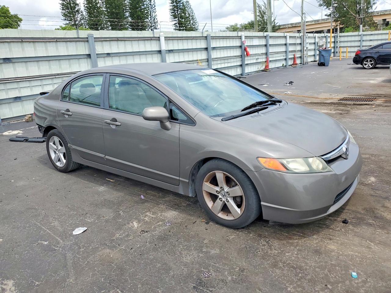 2008 Honda Civic Lx Gray vin: 2HGFA16558H524673