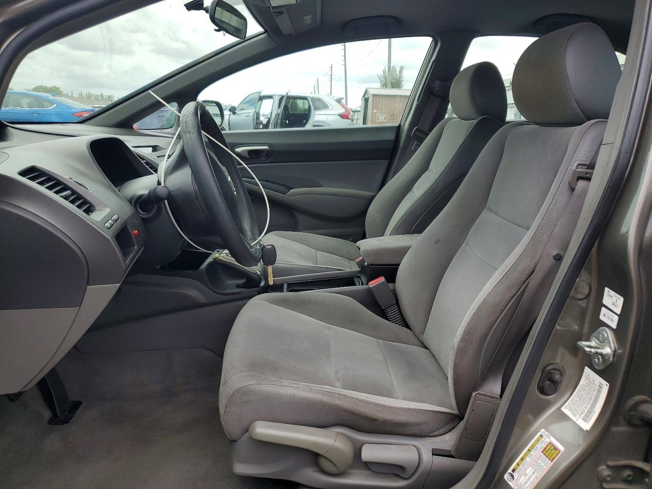 2008 Honda Civic Lx Gray vin: 2HGFA16558H524673