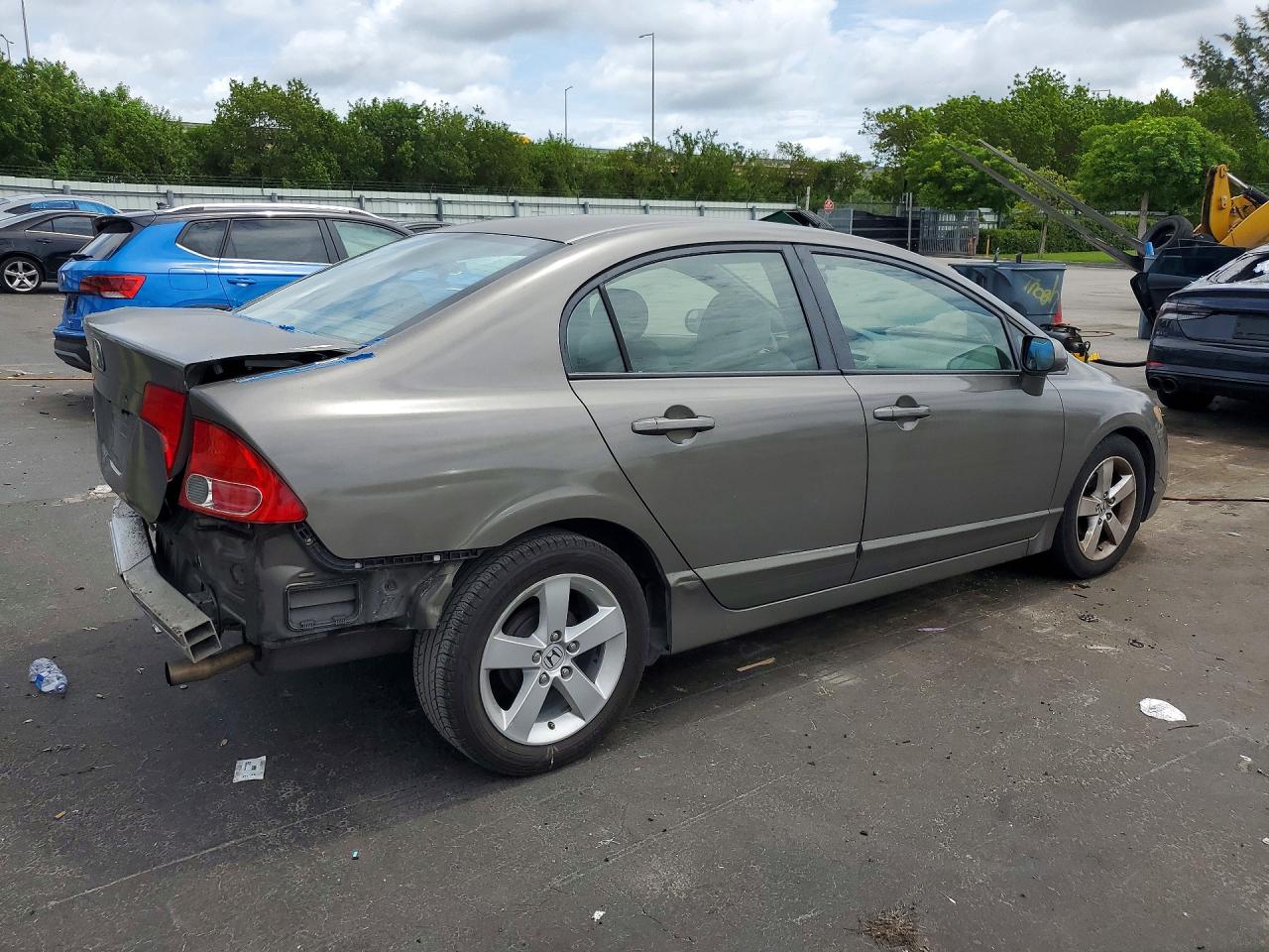 2008 Honda Civic Lx Gray vin: 2HGFA16558H524673