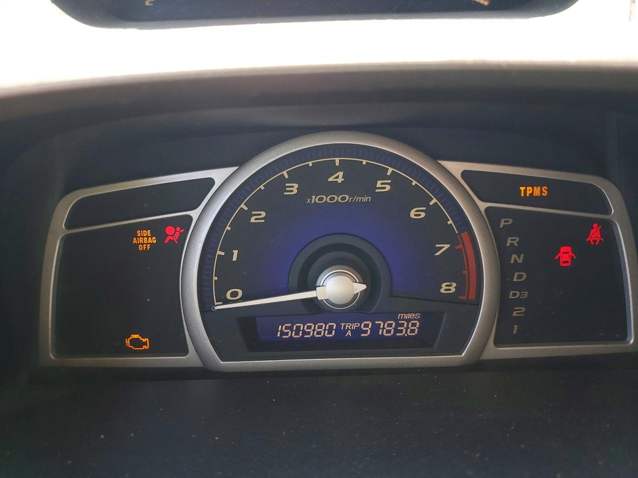 2008 Honda Civic Lx Blue vin: 2HGFA16558H532370