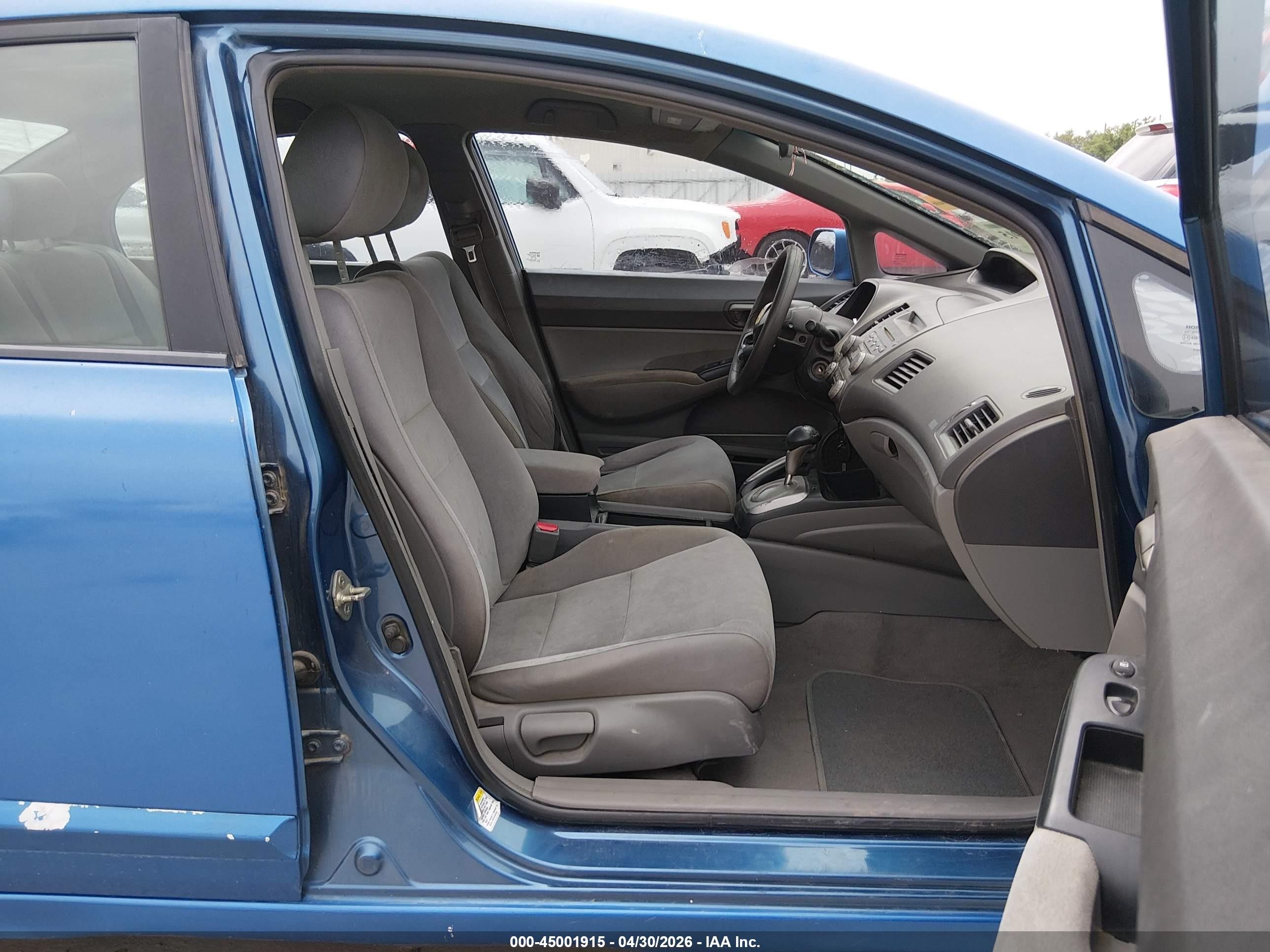 2008 Honda Civic Lx Blue vin: 2HGFA16558H534958