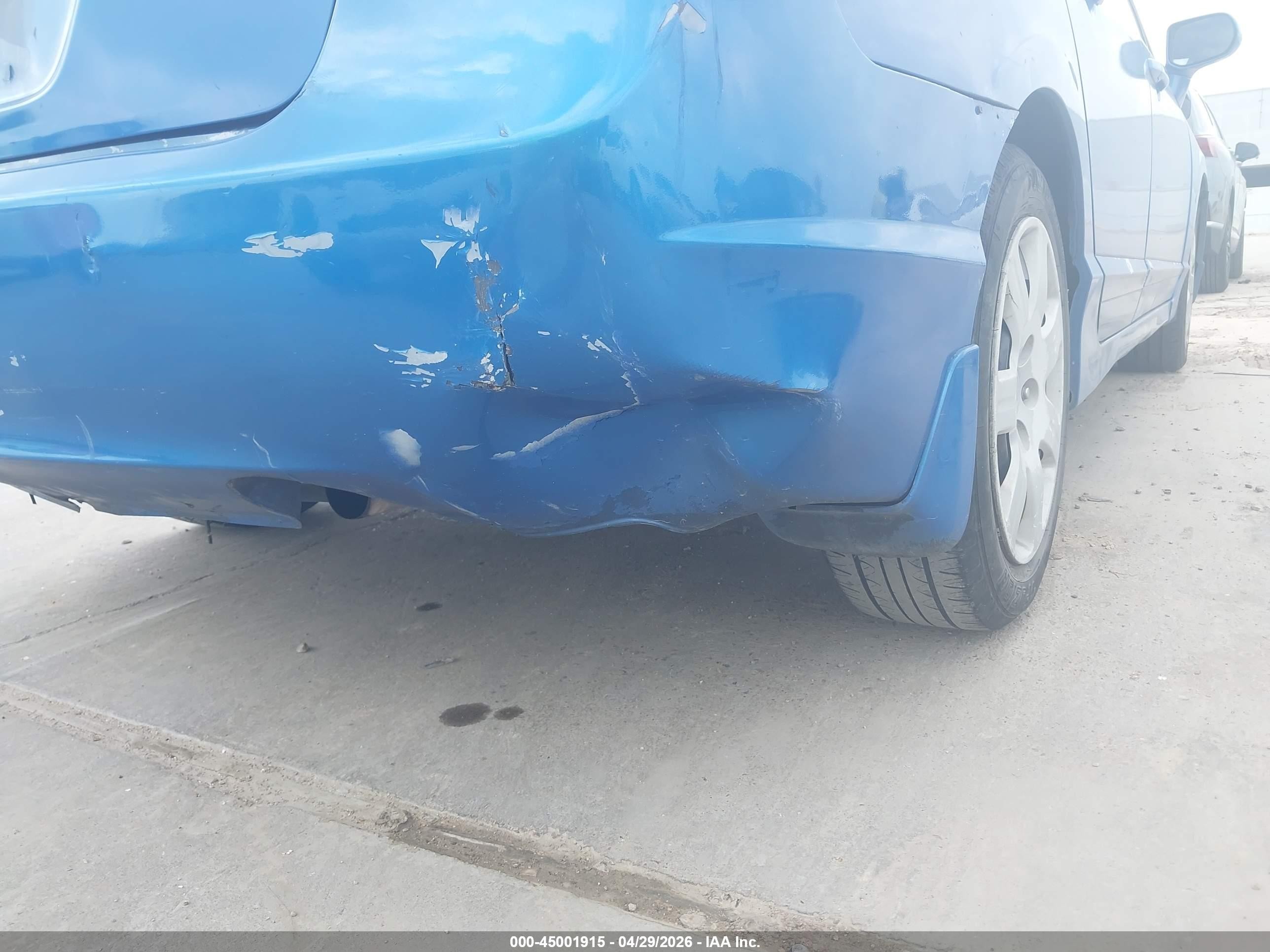 2008 Honda Civic Lx Blue vin: 2HGFA16558H534958